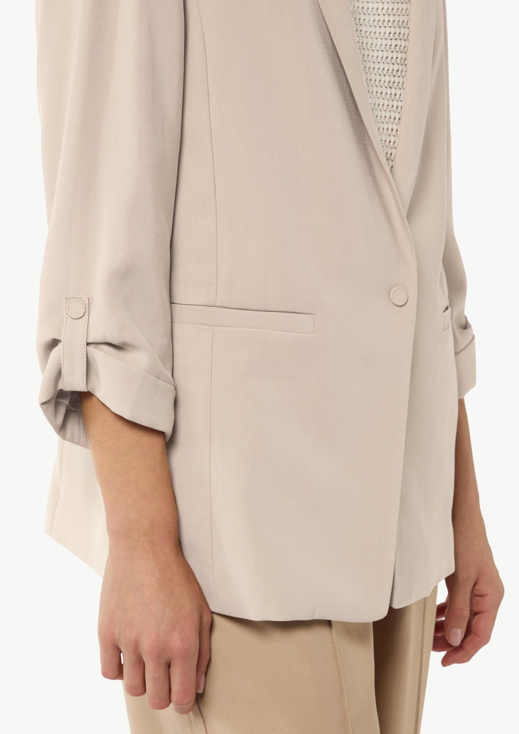 comma-antaillierter-blazer-viskosetwill-gr-36-sandstein image 4
