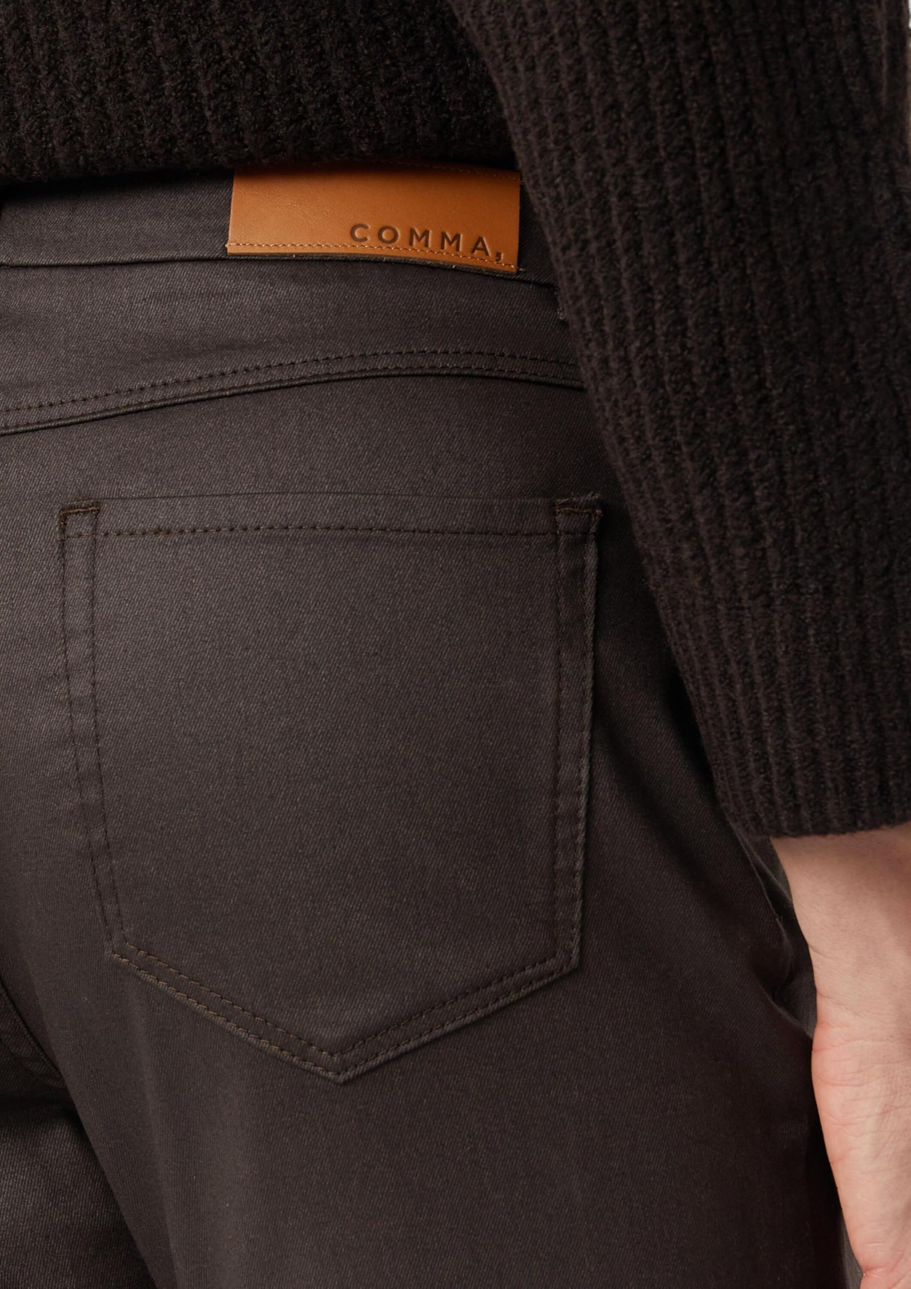 comma-jeans-ankle-jeans-slim-fit-mit-coating image 5