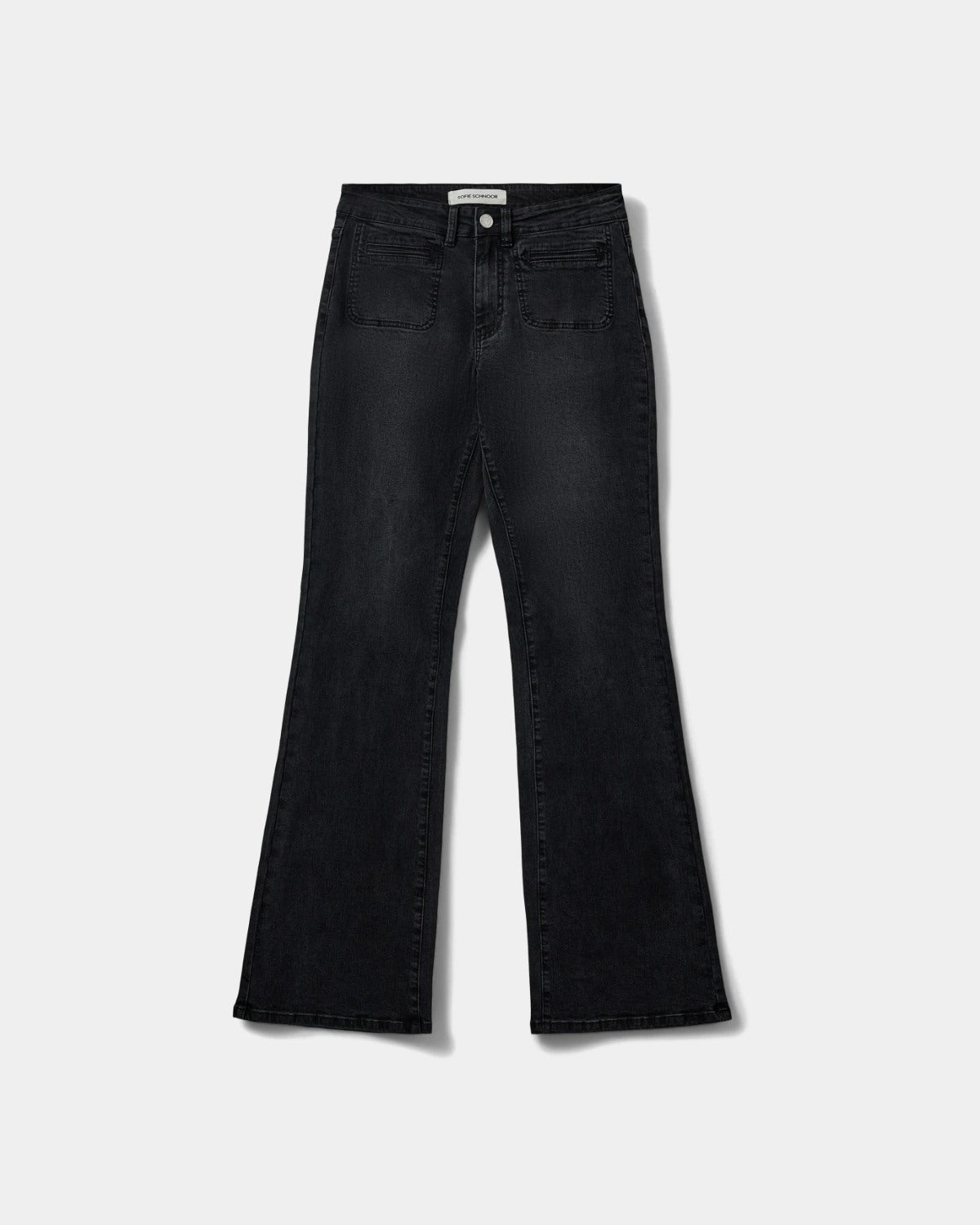 sofie-schnoor-women-firenzesw-flare-jeans-washed-black image 1