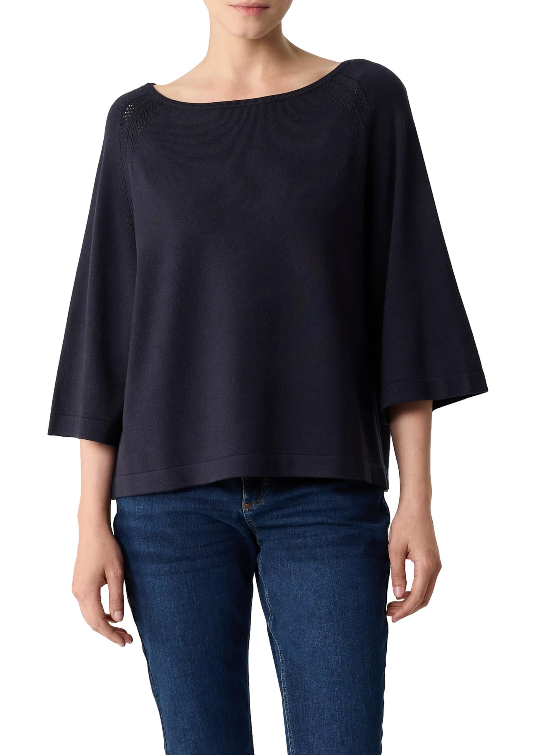 comma-oversized-feinstrick-pullover-damen-gr-s-lochmuster image 1