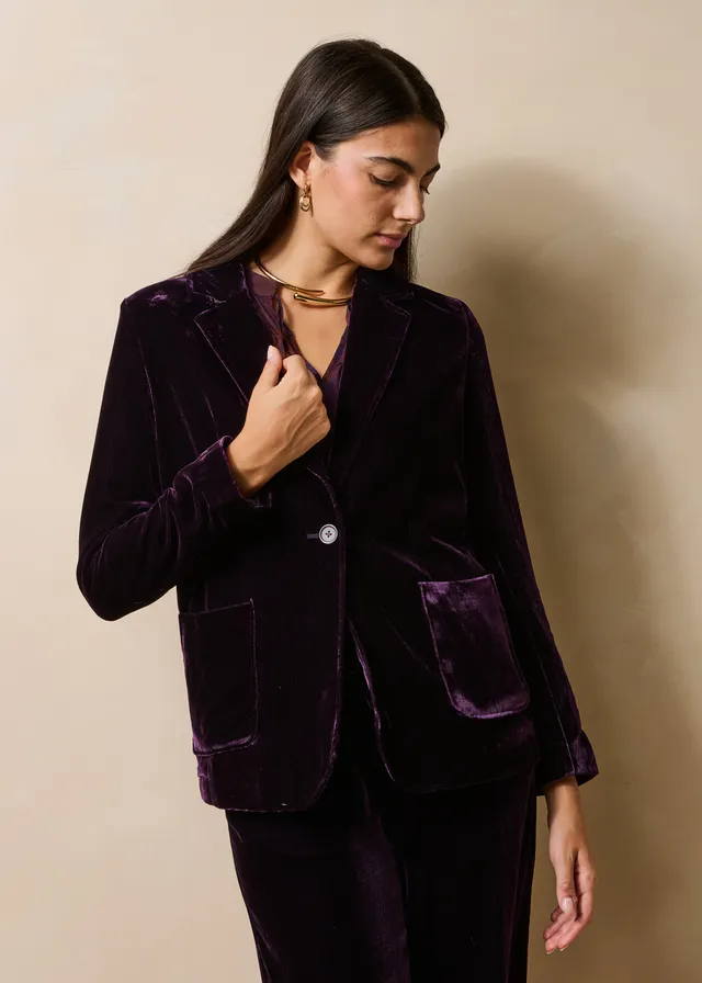 la-f-e-marabout-e-belina-blazer-samt-bordeaux-34-44 image 1