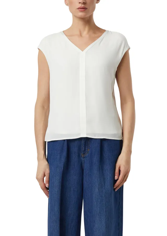 comma-blouses-blusenshirt-fabricmix-wei-gr-e-38-bluse image 1