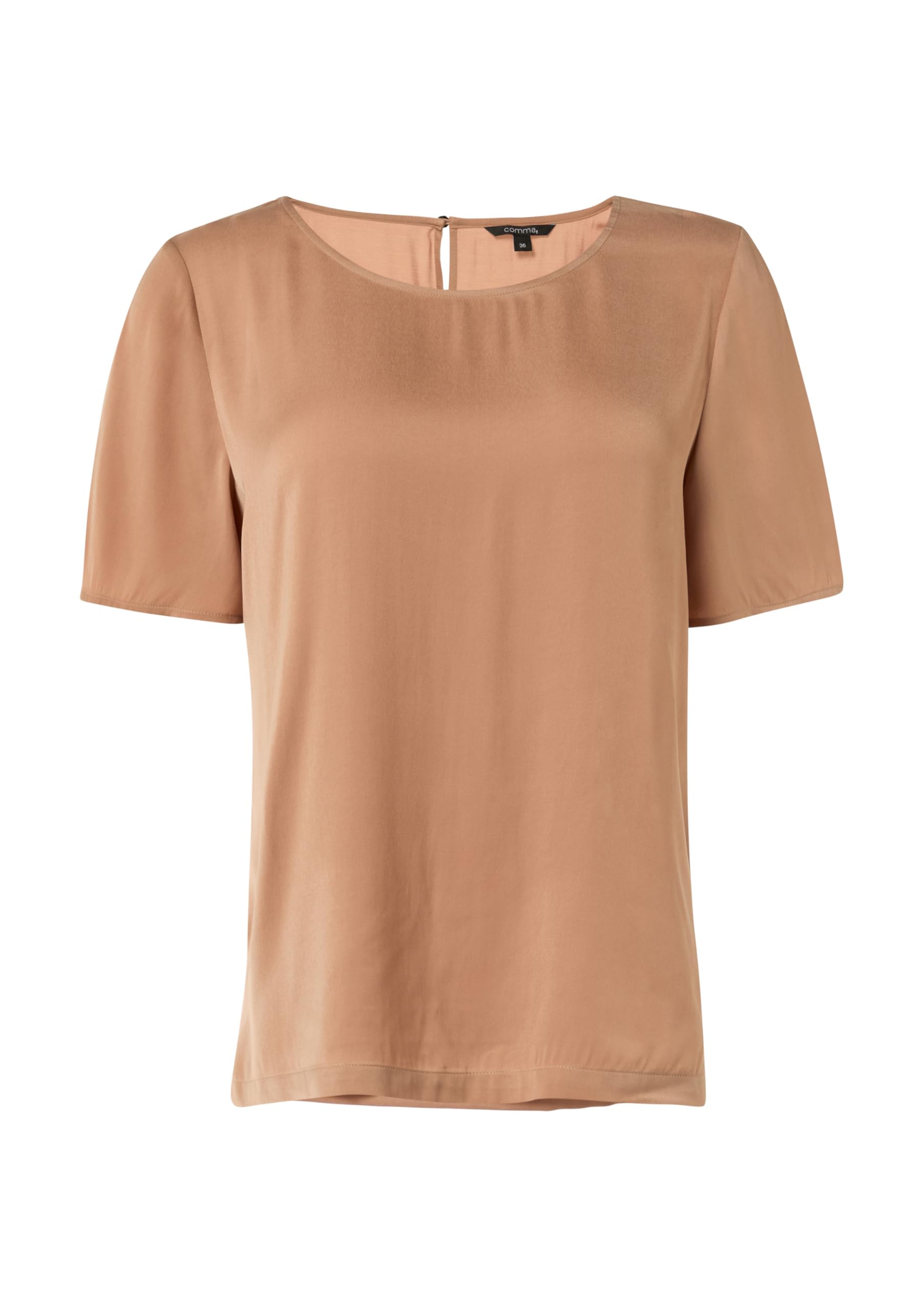comma-blouses-satinshirt-relaxed-fit-koralle image 4