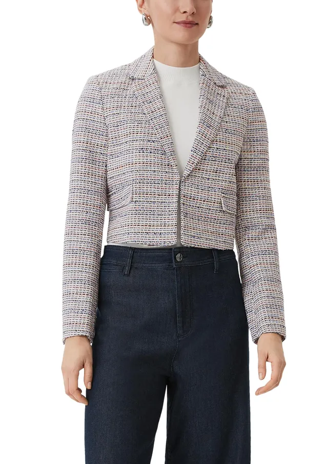 comma-2141107-blazer-damen-gr-e-36-mit-strickmuster image 1