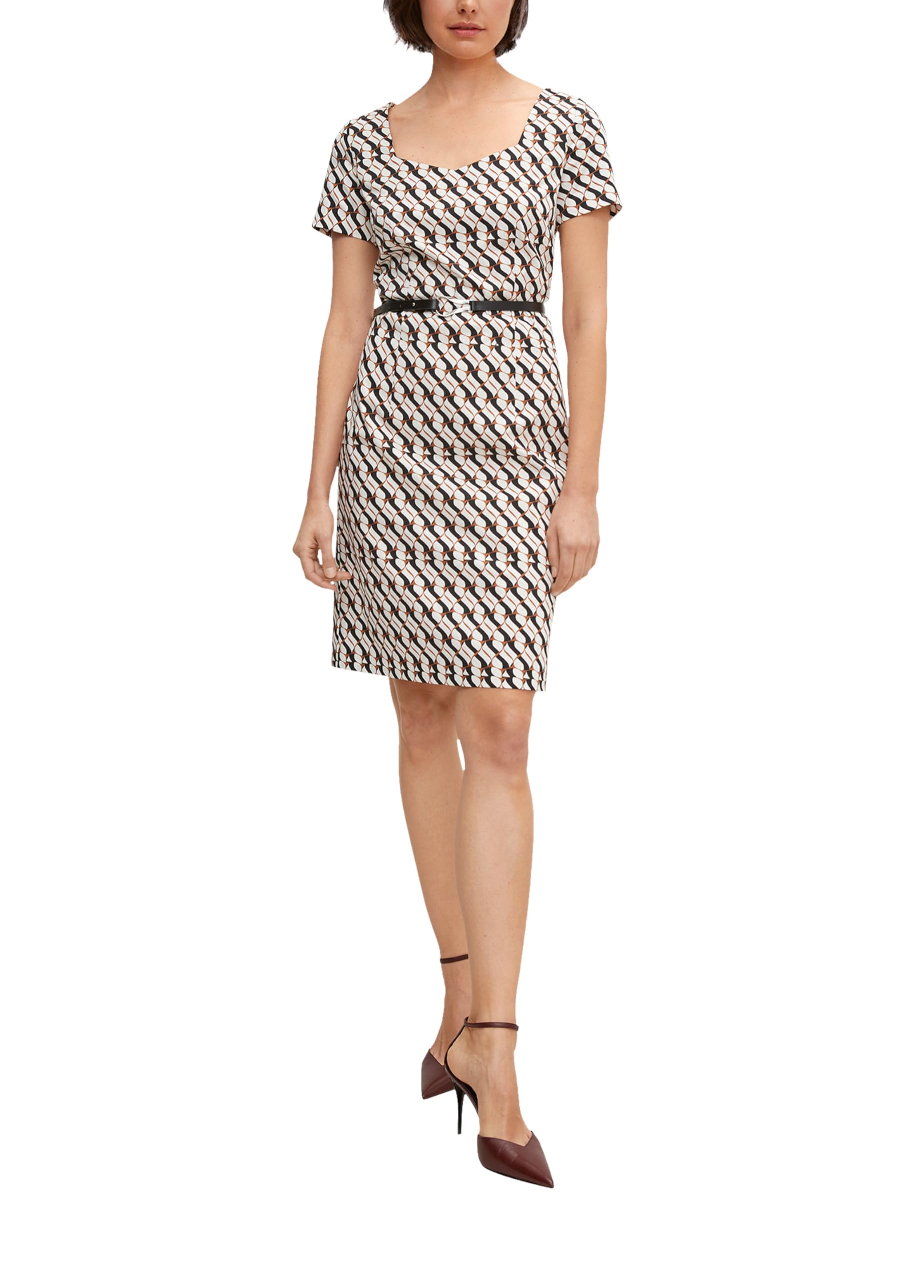comma-dresses-business-kleid-gr-40-wei-figurbetont image 1
