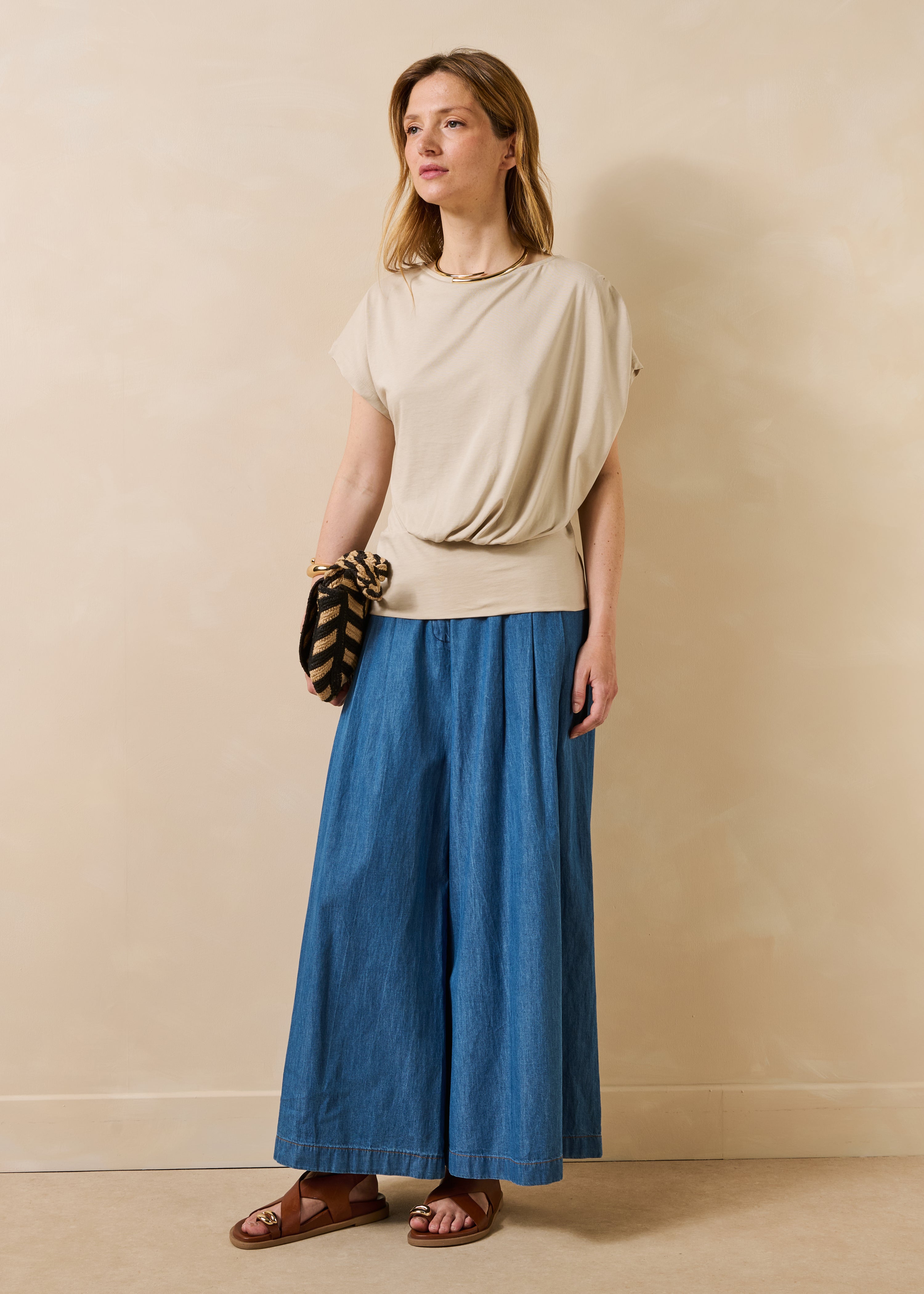 la-f-e-marabout-e-facteur-t-shirt-bio-baumwolle-beige image 2