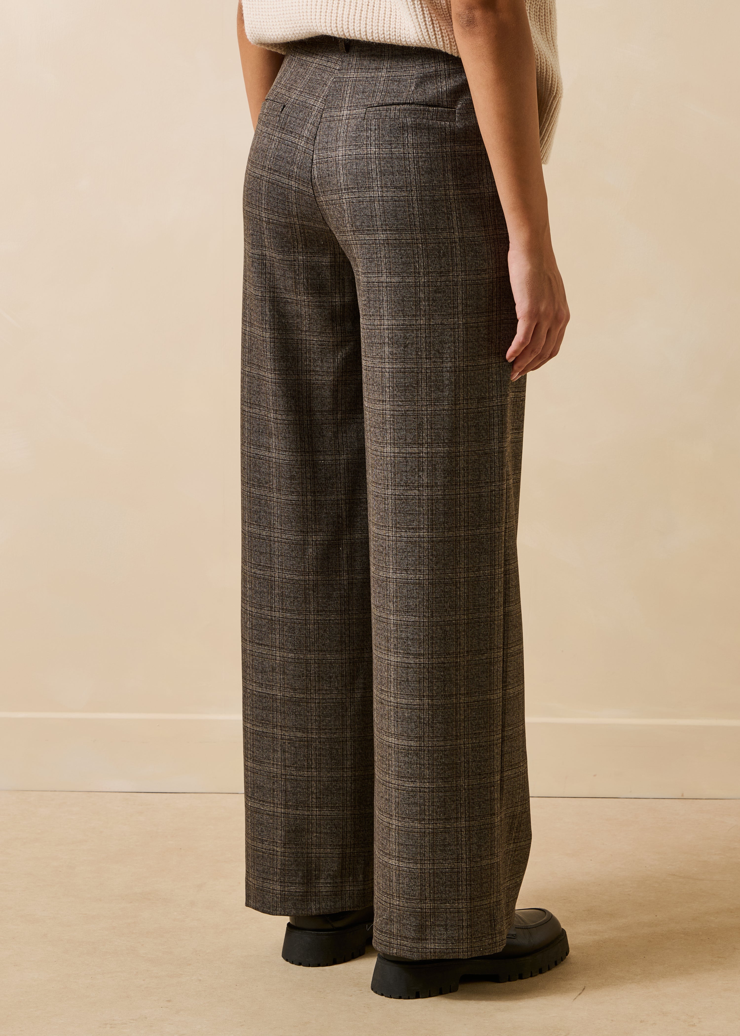 la-f-e-marabout-e-triple-hose-braun-karo-gr-34 image 3