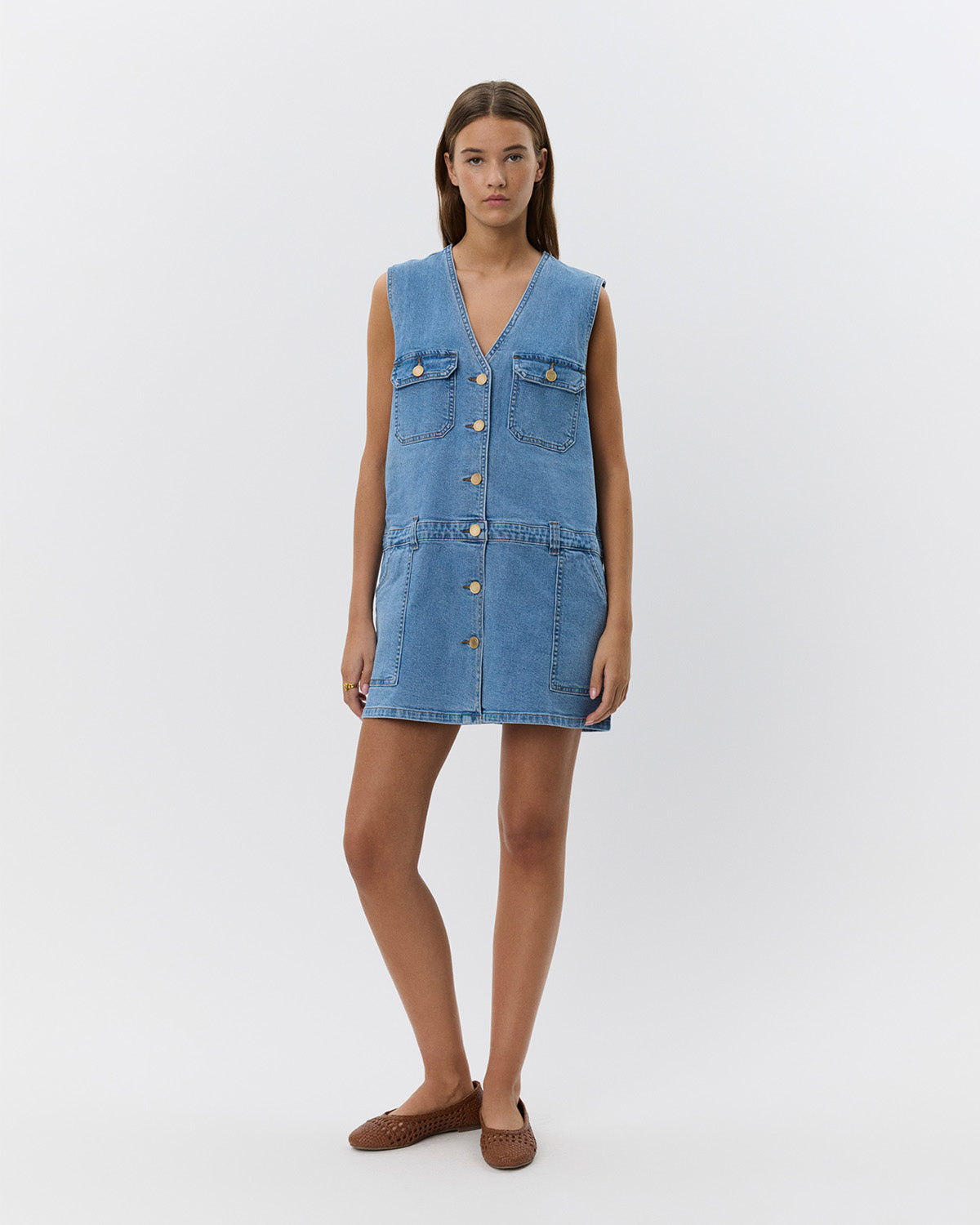 sofie-schnoor-women-albertine-denim-minikleid-denimblau image 2