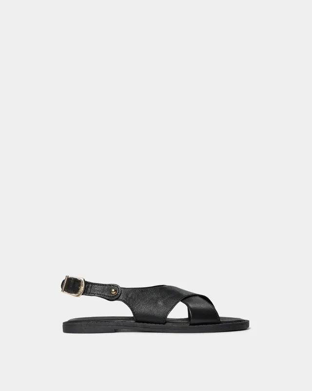 sofie-schnoor-women-novasw-sandale-schwarz-leder-flach image 1