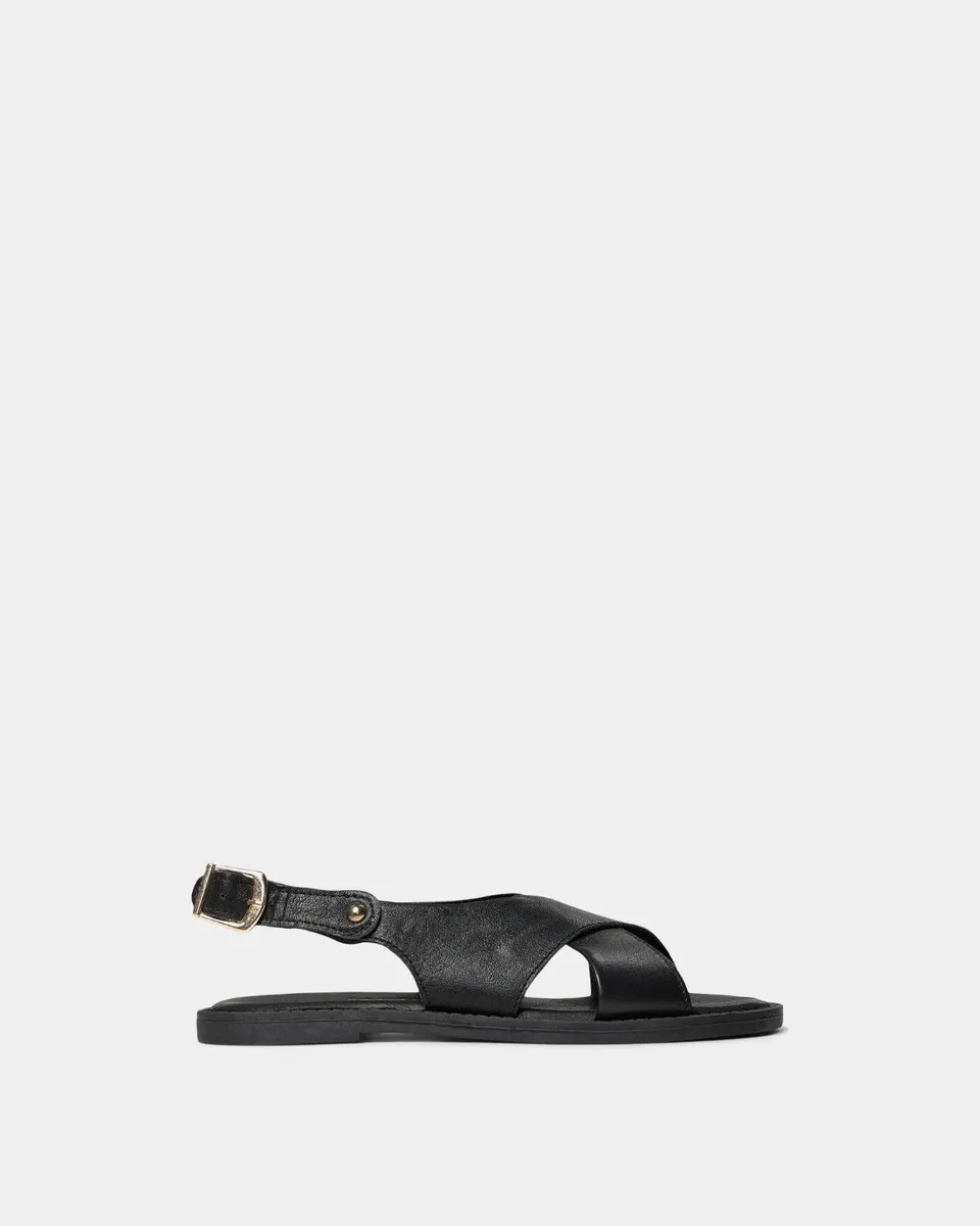 sofie-schnoor-women-novasw-sandale-schwarz-leder-flach image 1