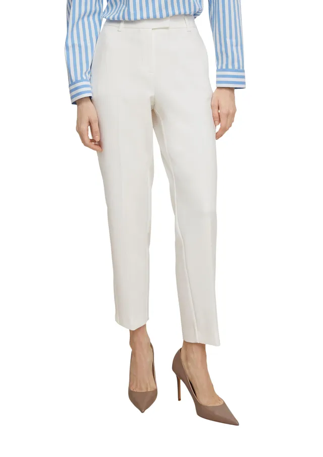 comma-freizeithose-damen-7-8-hose-wei-elegant image 1