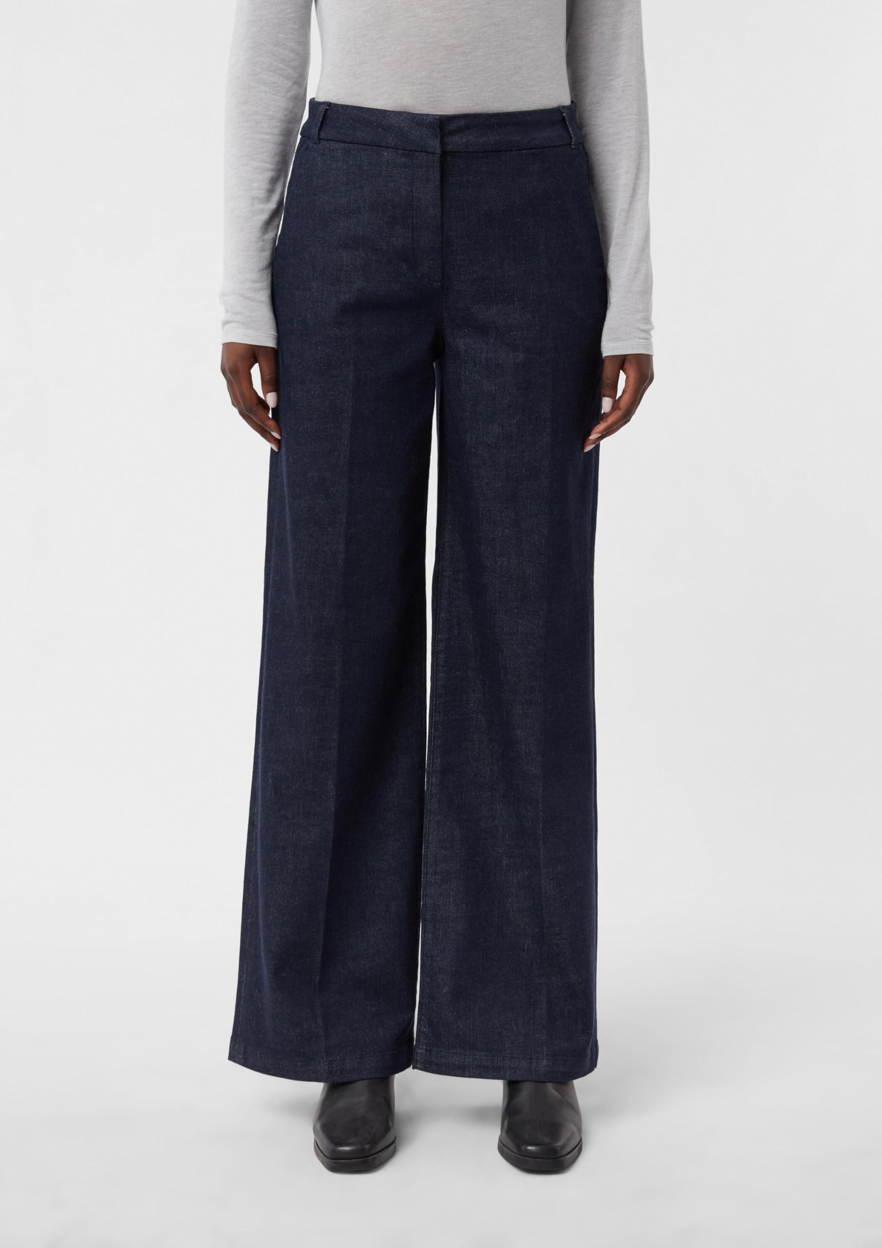 comma-cleane-dark-denim-jeans-weites-bein-gr-44 image 5