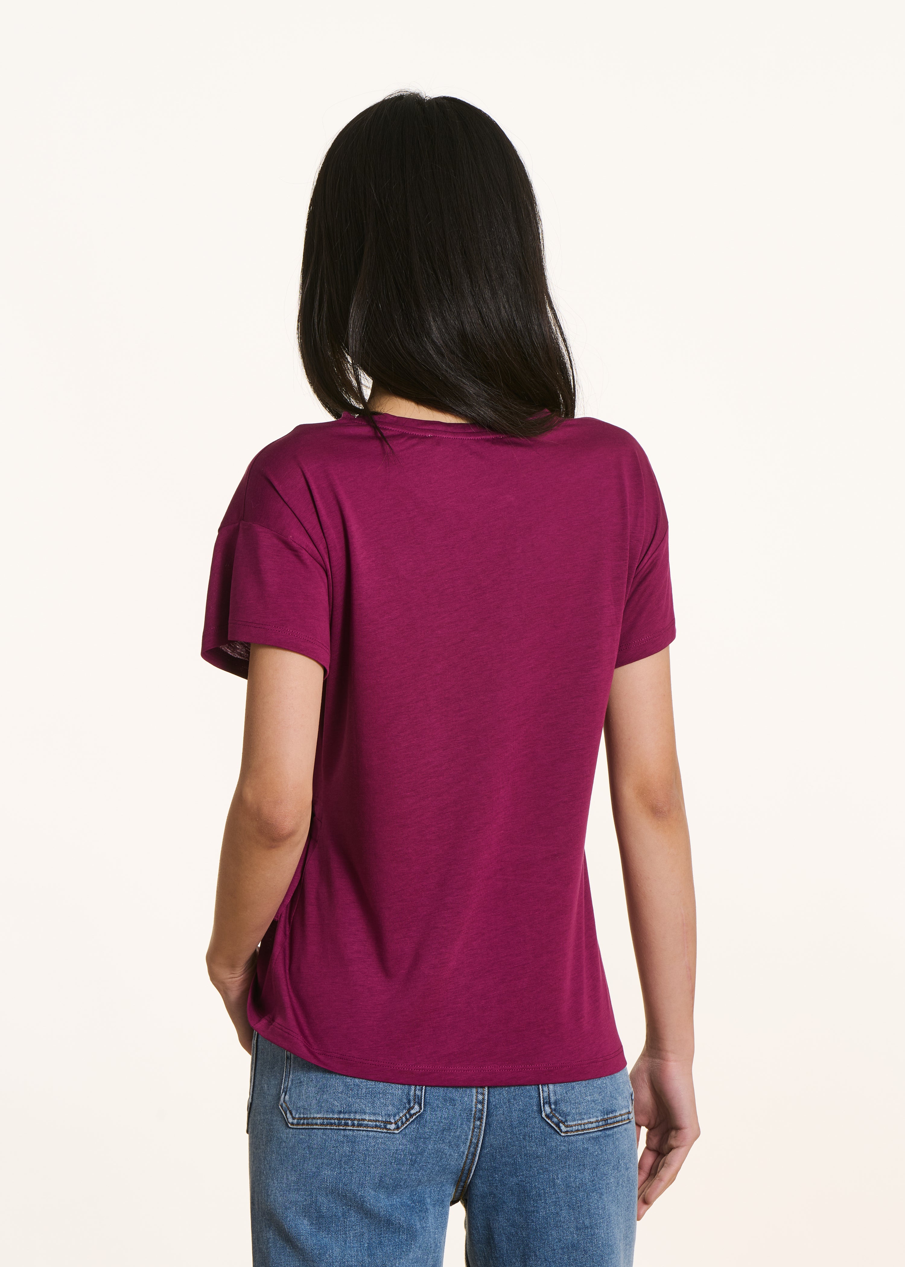 la-f-e-marabout-e-flux-t-shirt-violett-lyocell-baumwolle image 3