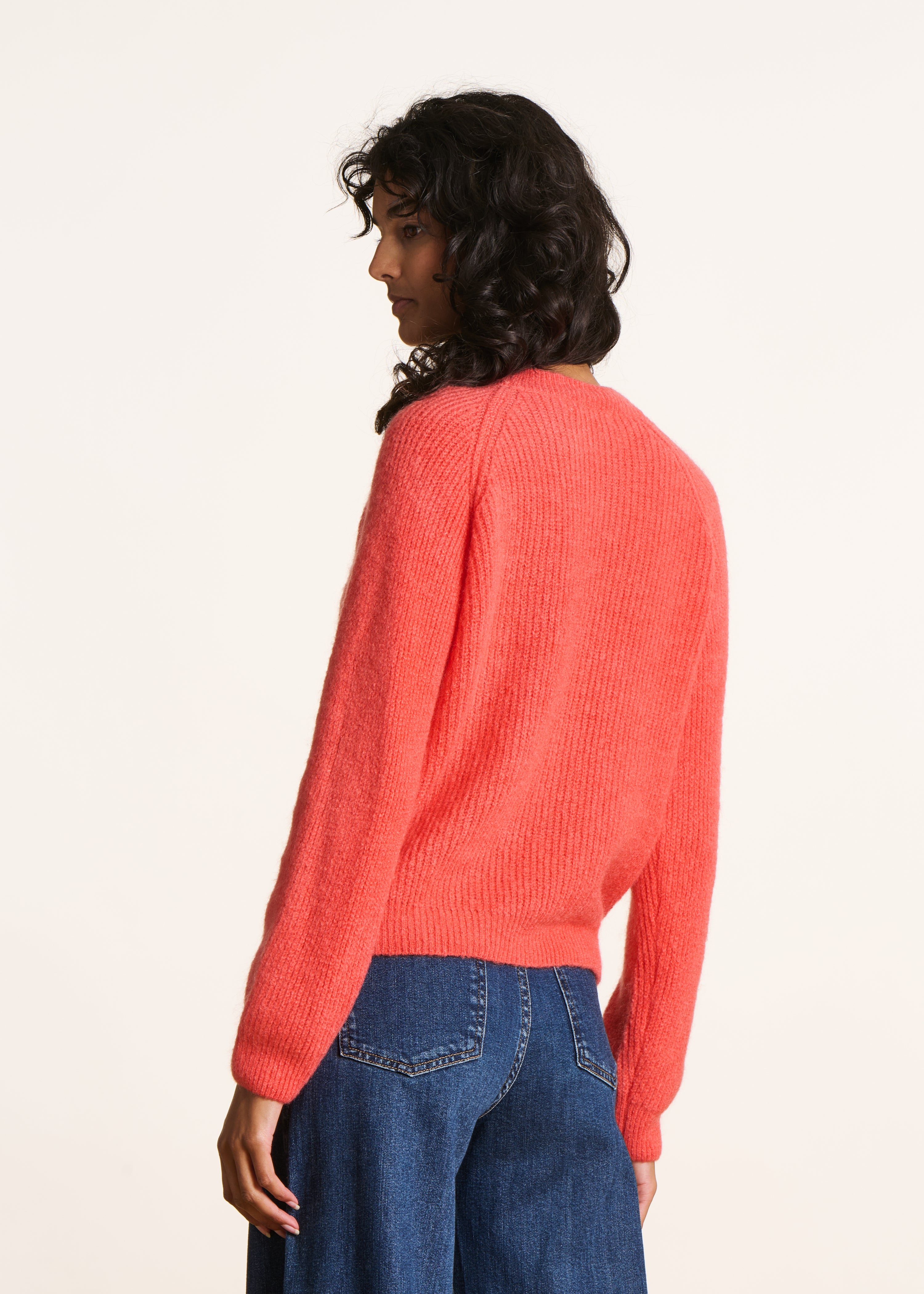 la-f-e-marabout-e-zakira-pullover-koralle-mohair-rippenstrick image 3