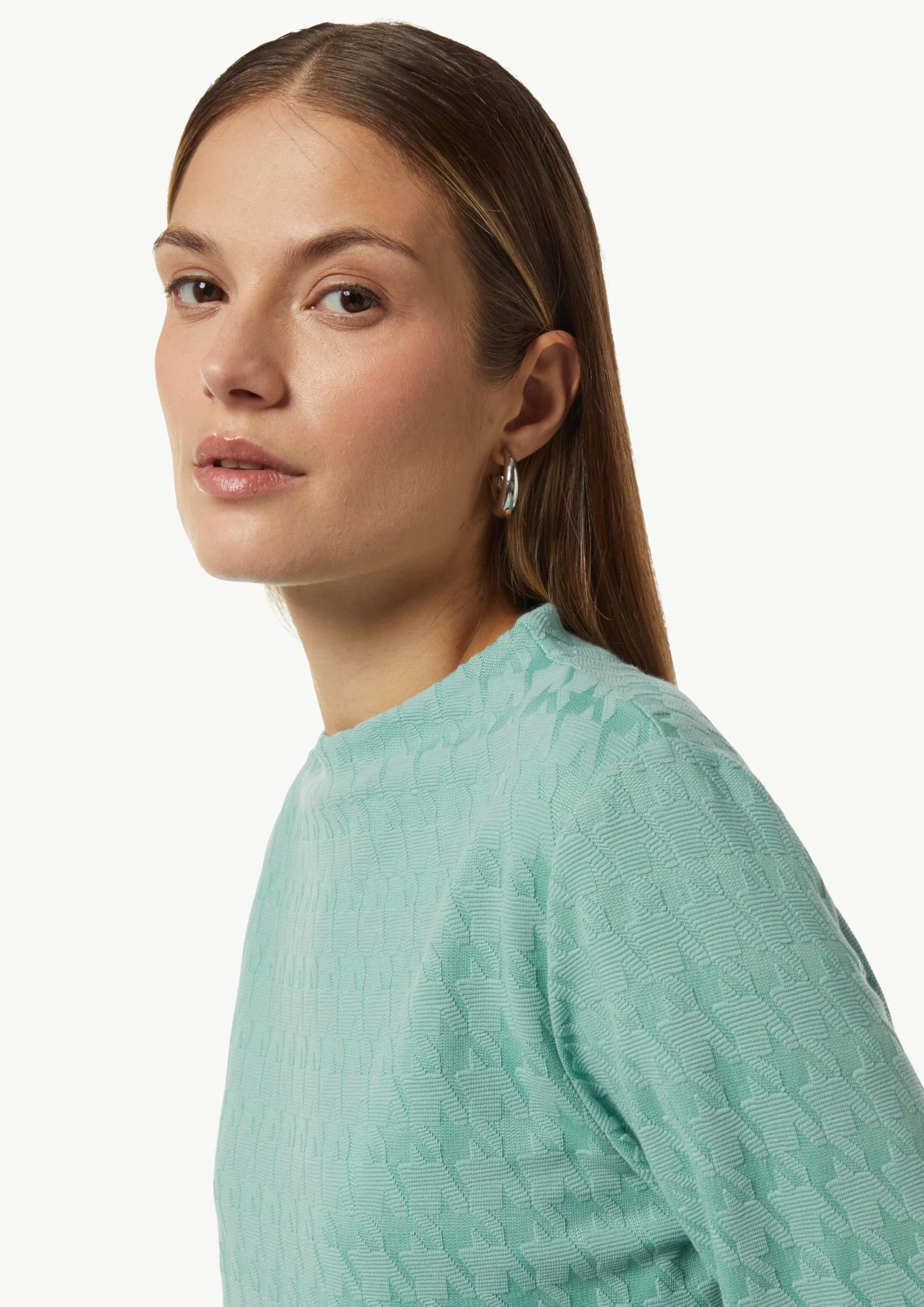 comma-jerseyshirt-hahnentritt-sweatshirt-stehkragen image 4