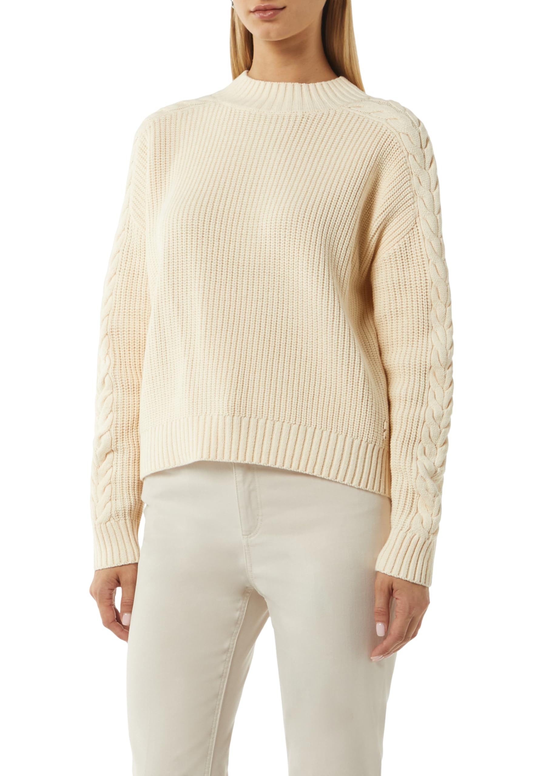 comma-strickpullover-zopfmuster-rmel-pullover-damen image 8