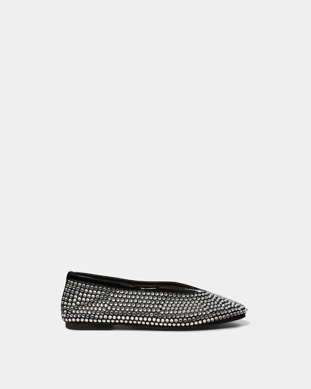 sofie-schnoor-women-karisw-ballerina-schwarz-strass-mesh image 1