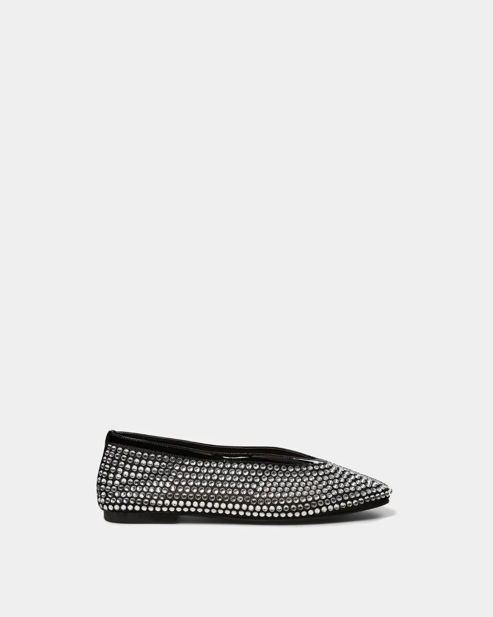 sofie-schnoor-women-karisw-ballerina-schwarz-strass-mesh image 1