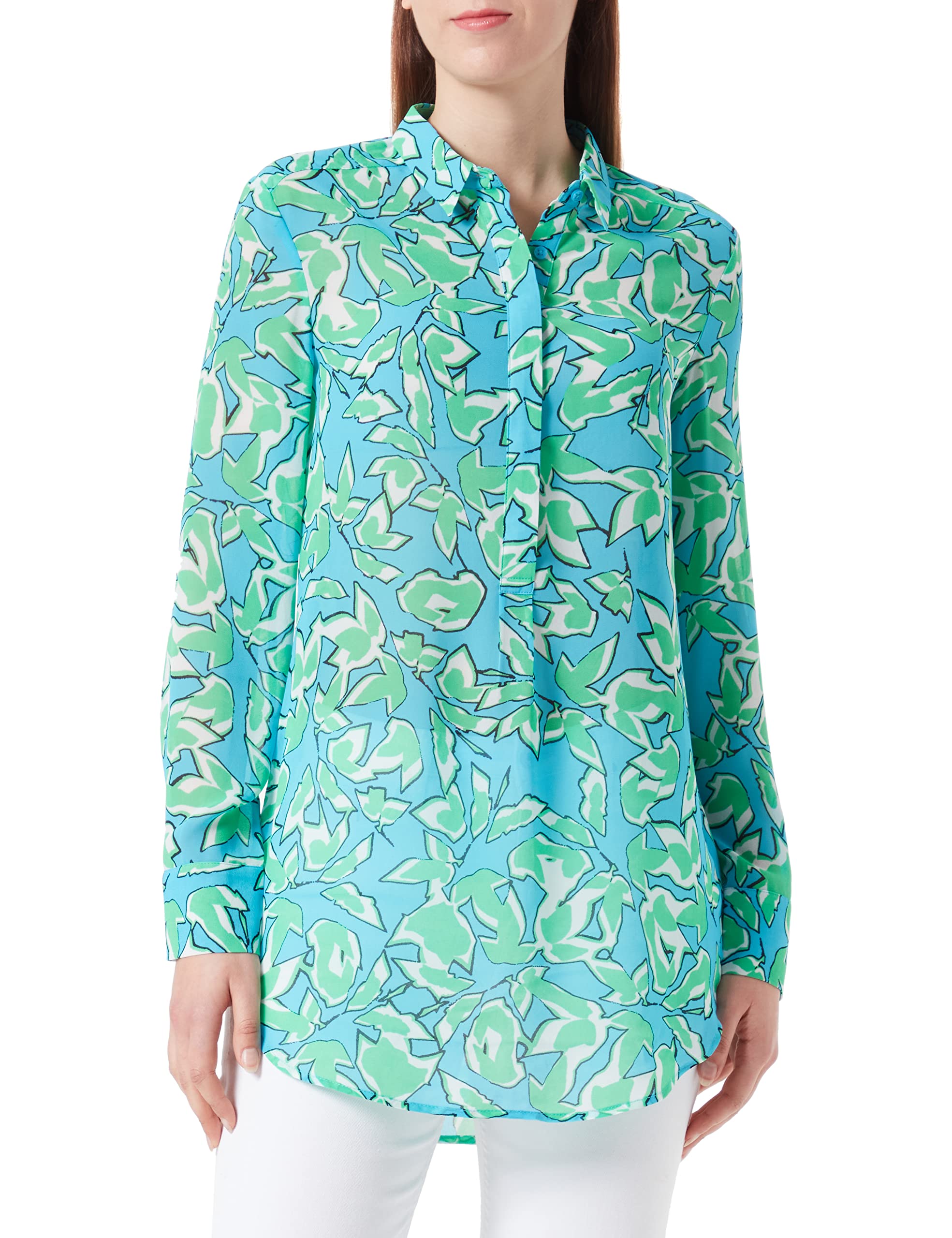 comma-blouses-longbluse-chiffon-gr-40-allover-print image 6