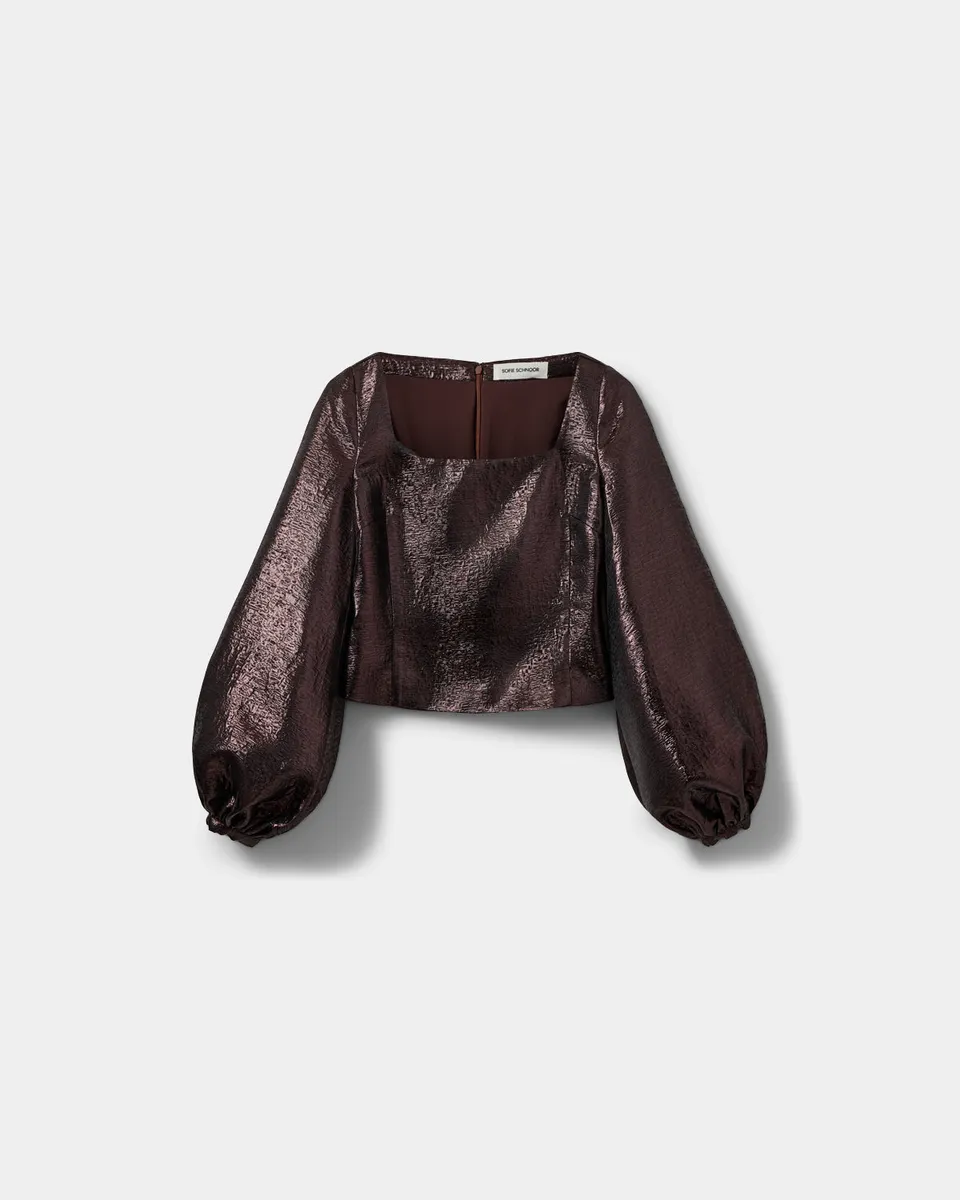 sofie-schnoor-women-hokiesw-bluse-dark-plum-jacquard image 1