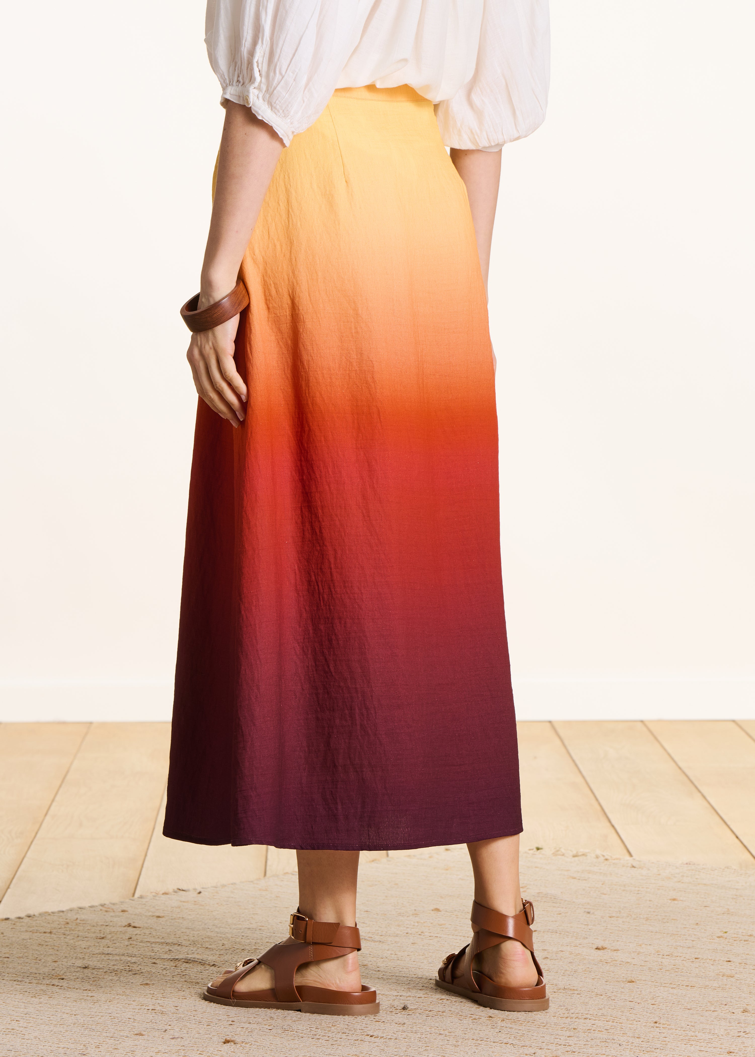 la-f-e-marabout-e-midi-rock-gelb-tie-dye-lyocell image 3