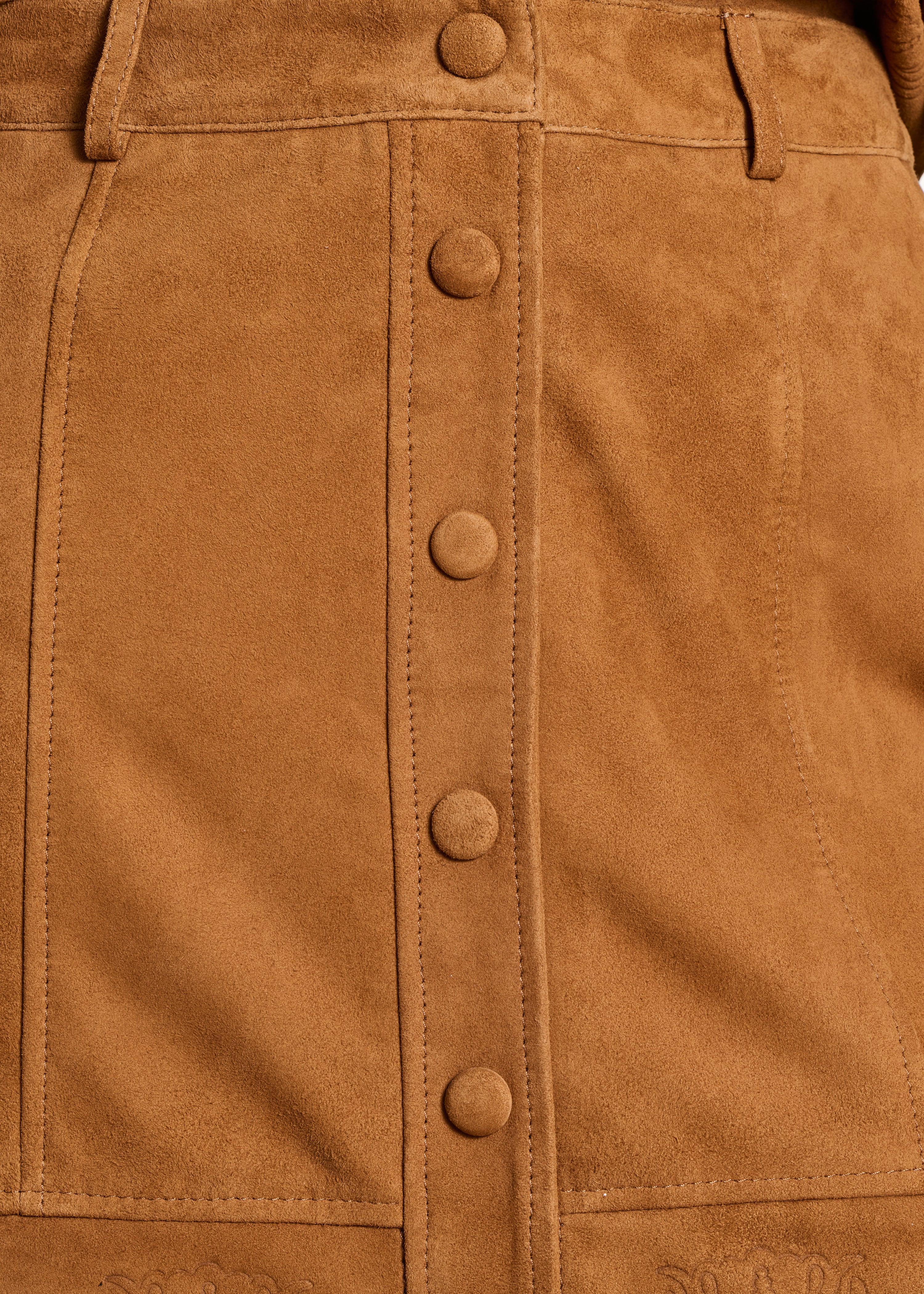 la-f-e-marabout-e-frena-minirock-camel-leder-optik-toffee image 5