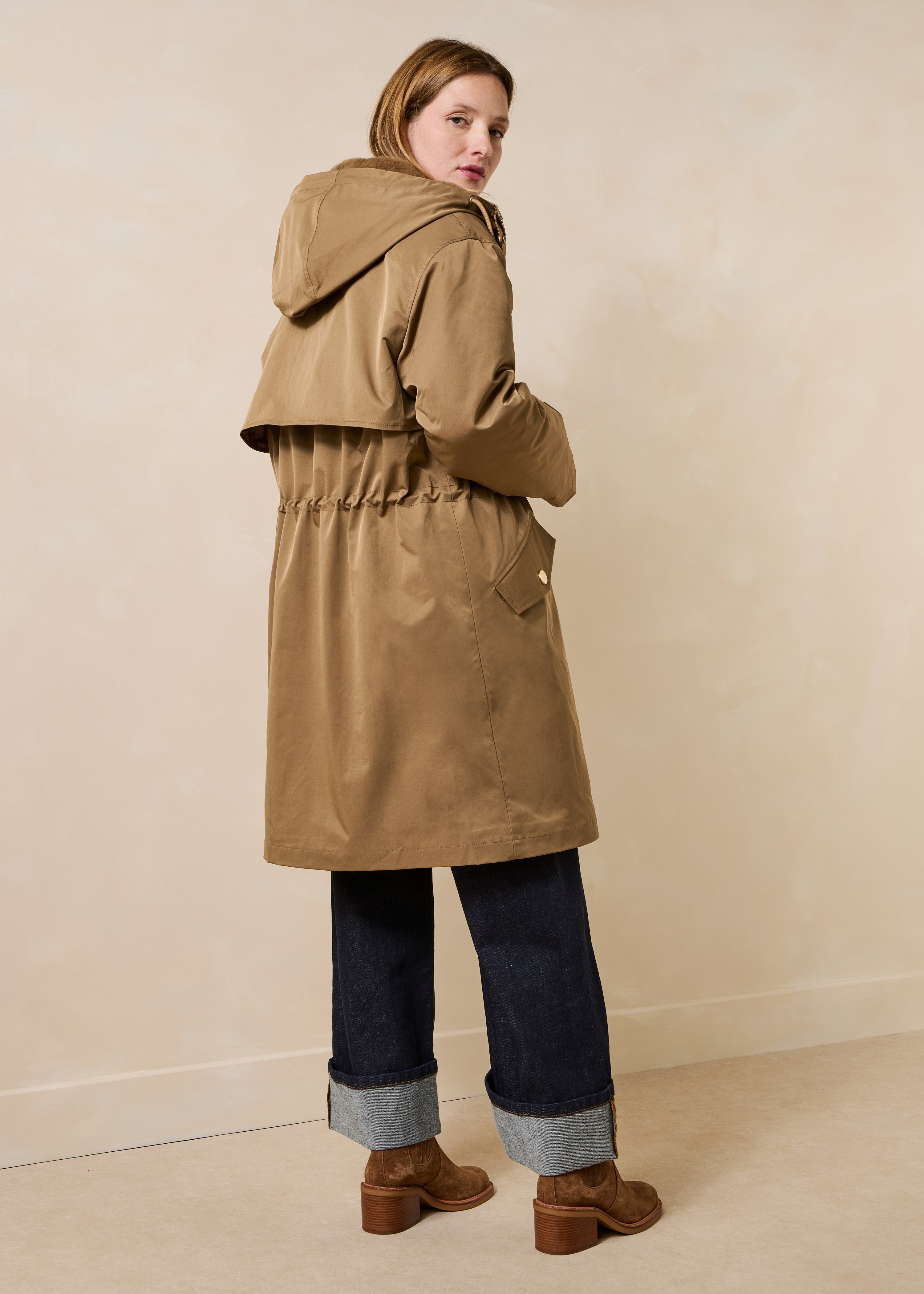 la-f-e-marabout-e-granix-parka-beige-lang-mit-kunstfell image 3
