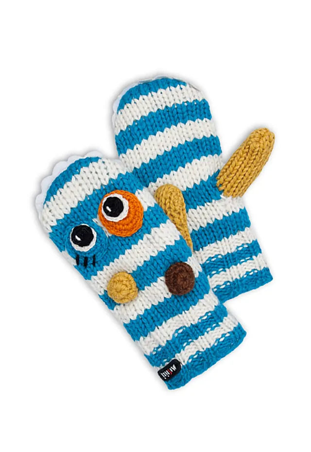 moshiki-monsta-kids-f-ustlinge-wolle-blau-monster image 1