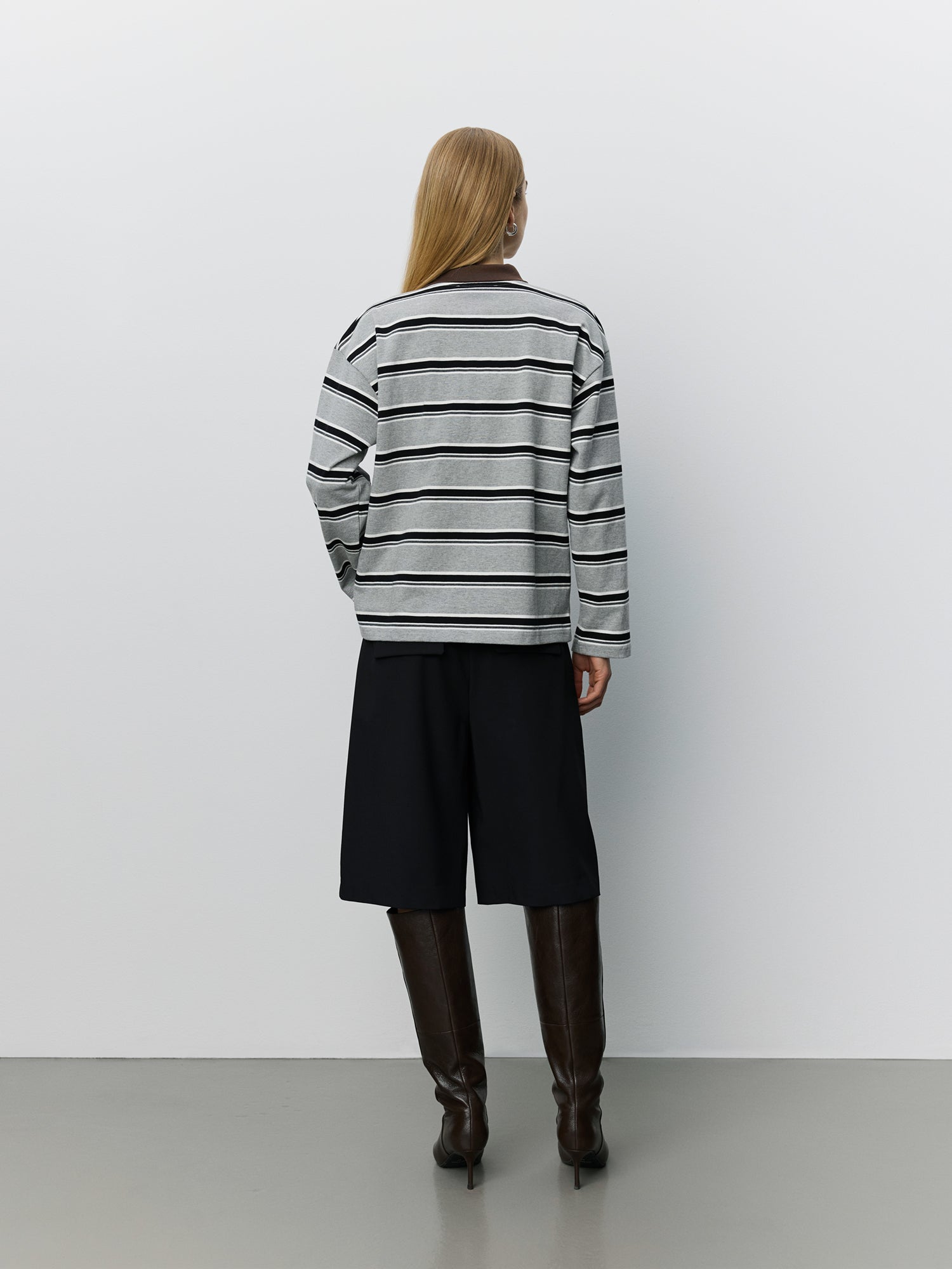sofie-schnoor-women-priasw-polo-grau-gestreift-cotton image 4