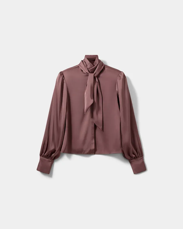sofie-schnoor-women-carinasw-satin-bluse-dusty-plum image 1