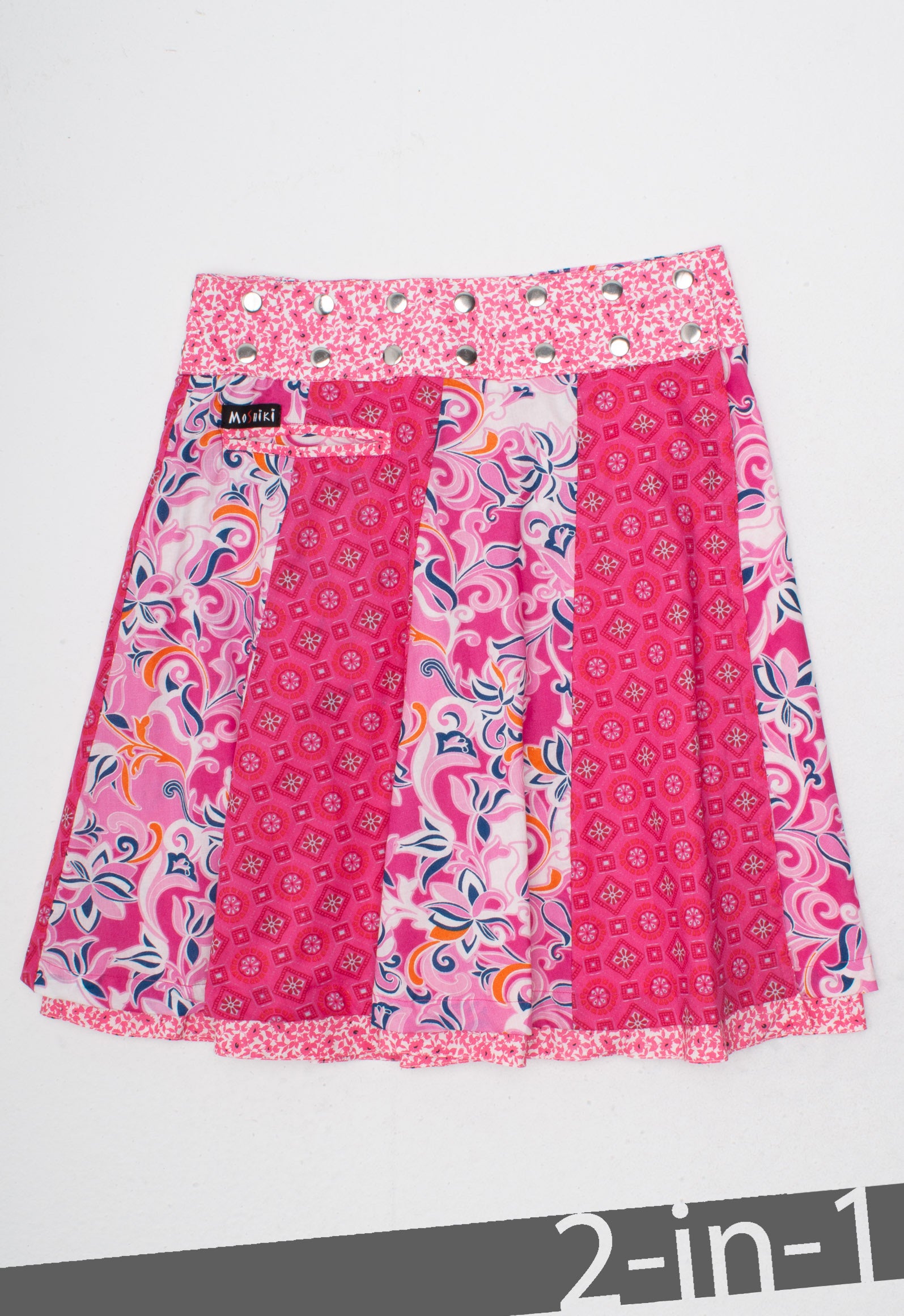moshiki-hot-cookie-34-wickelrock-baumwolle-55cm-wendbar image 2