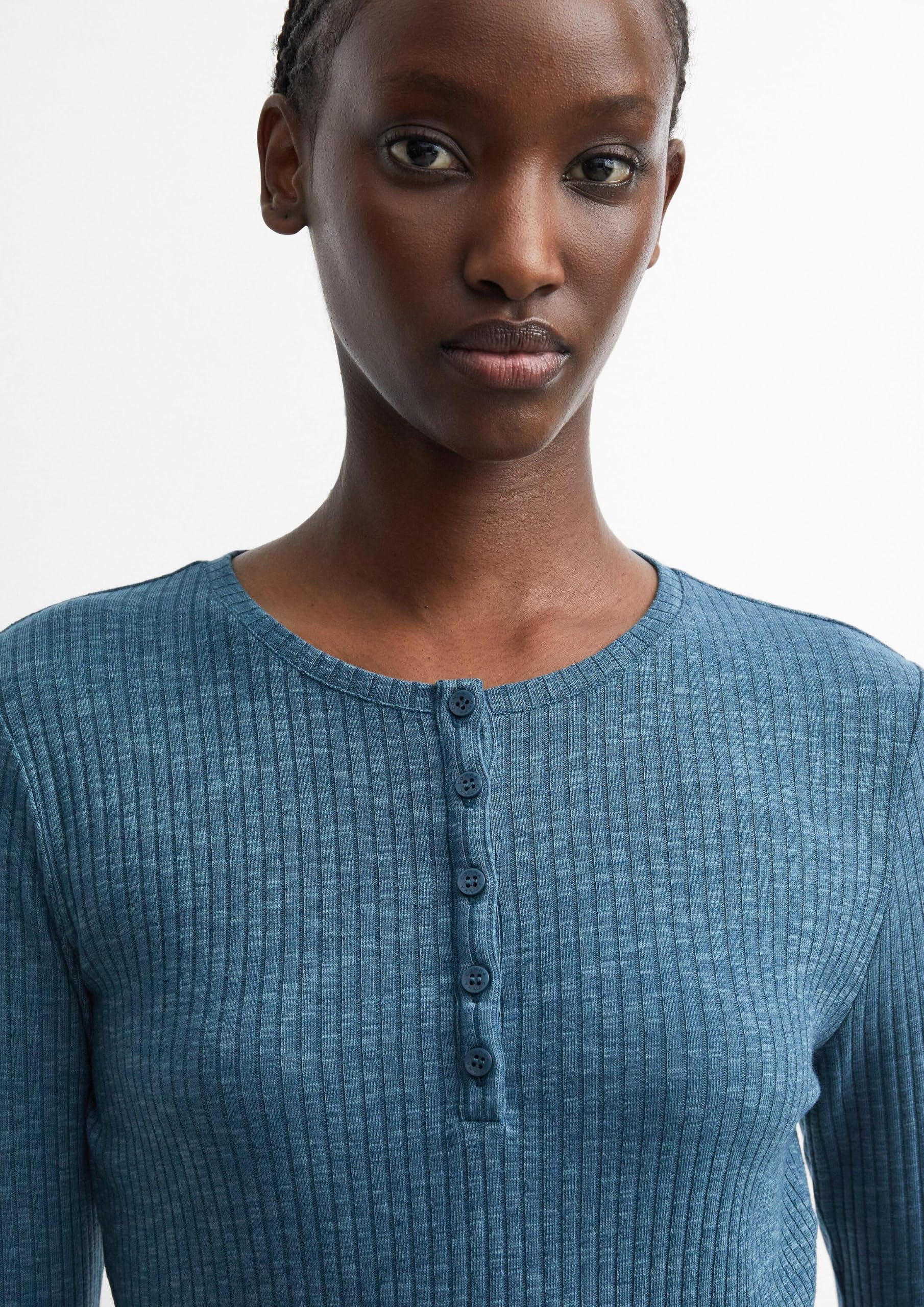 comma-tops-t-shirt-langarm-knopfleiste-gr-e-42 image 3