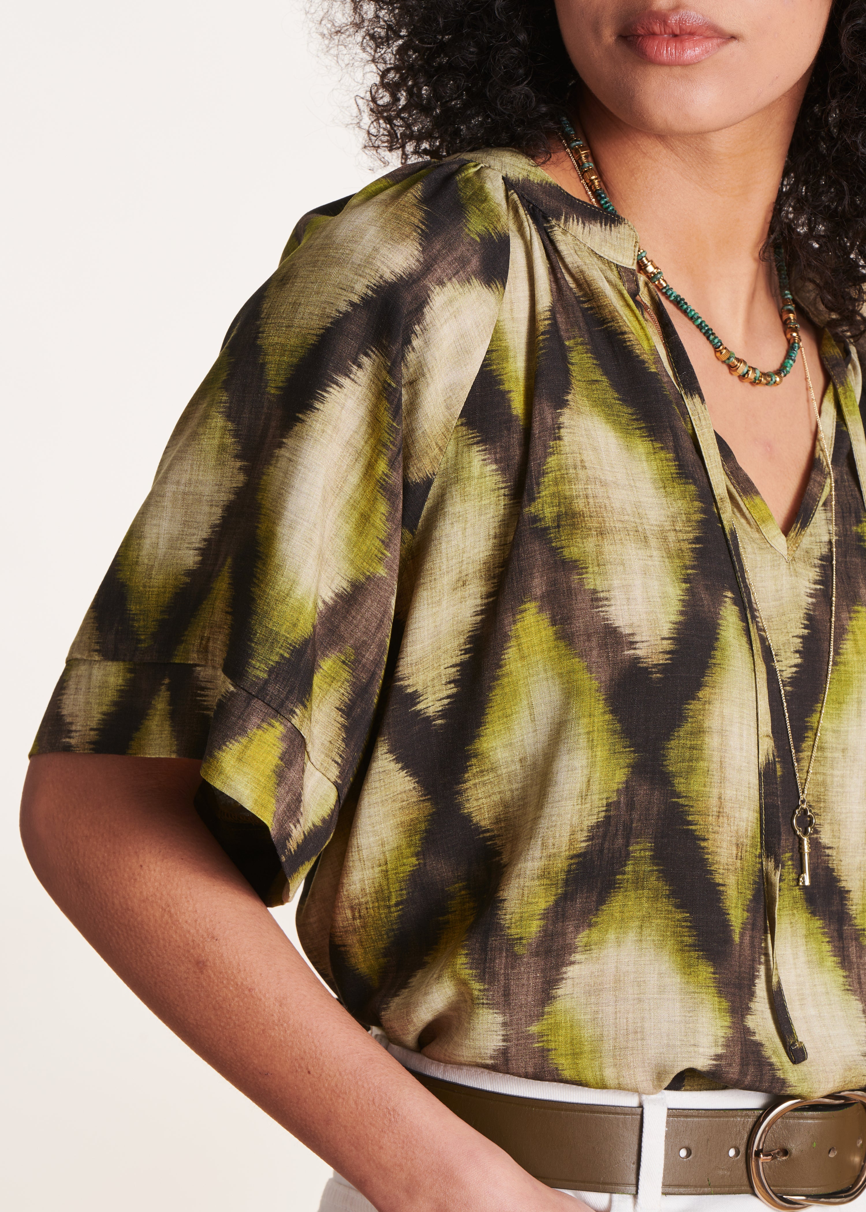 la-f-e-marabout-e-diosiya-top-kaki-print-viskose image 5