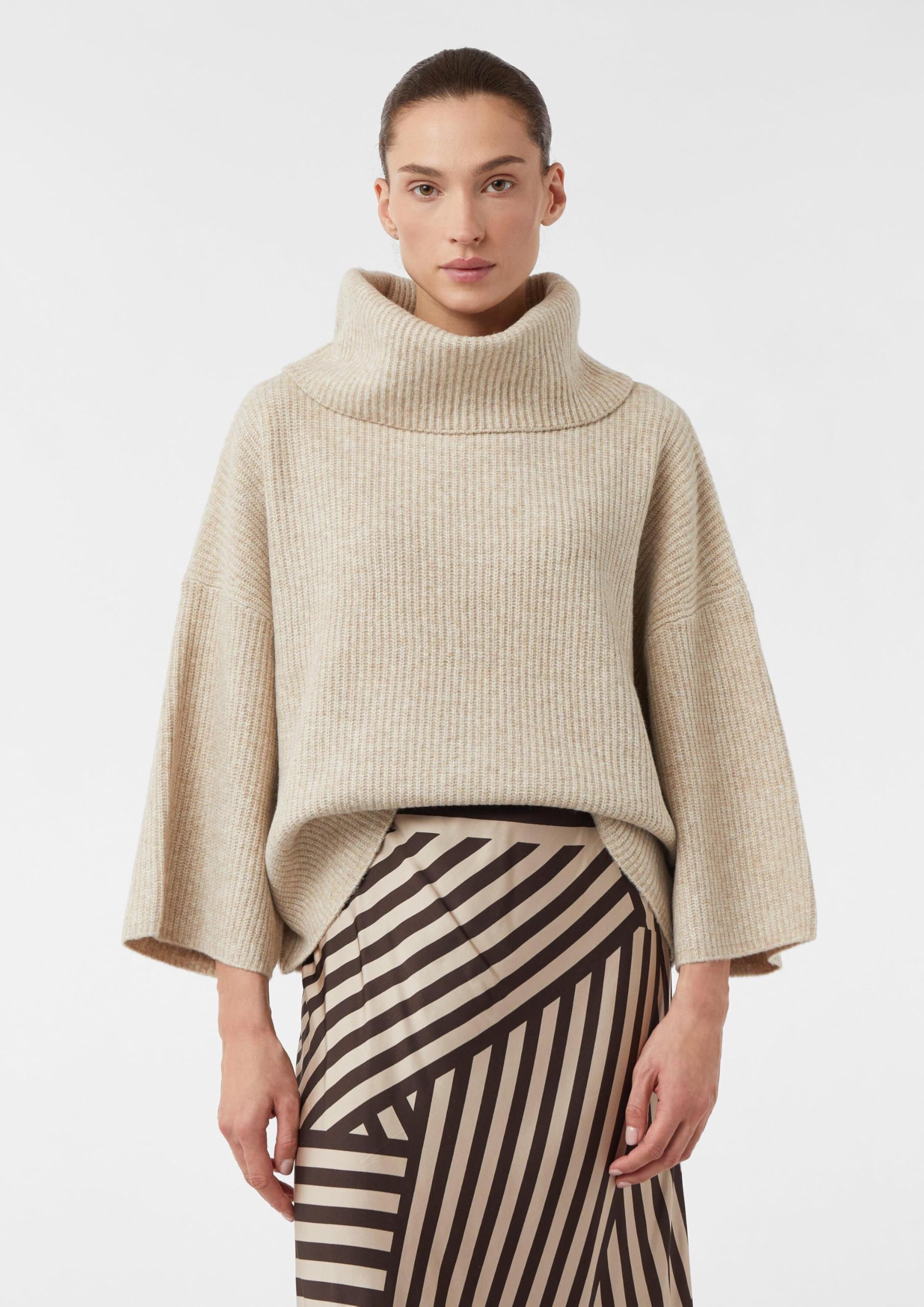 comma-ponchos-poncho-pullover-boxy-fit-sandfarben-xl image 6