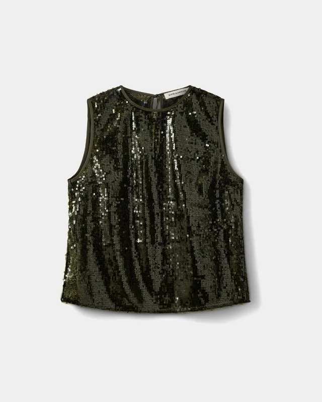 sofie-schnoor-women-odessasw-top-oliv-pailletten image 1
