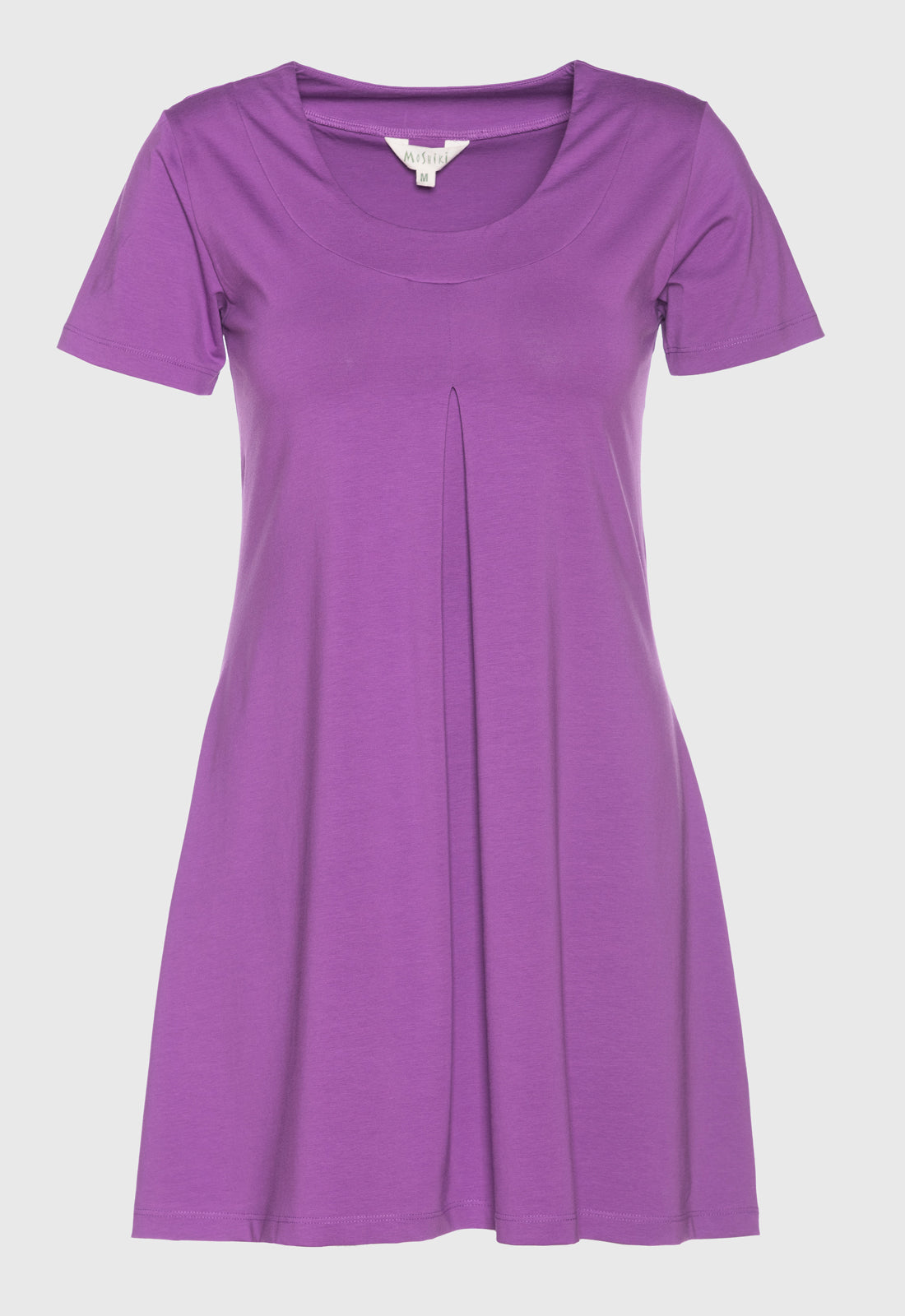 moshiki-dress-i-101-minikleid-kurzarm-purple-punch-bio image 2