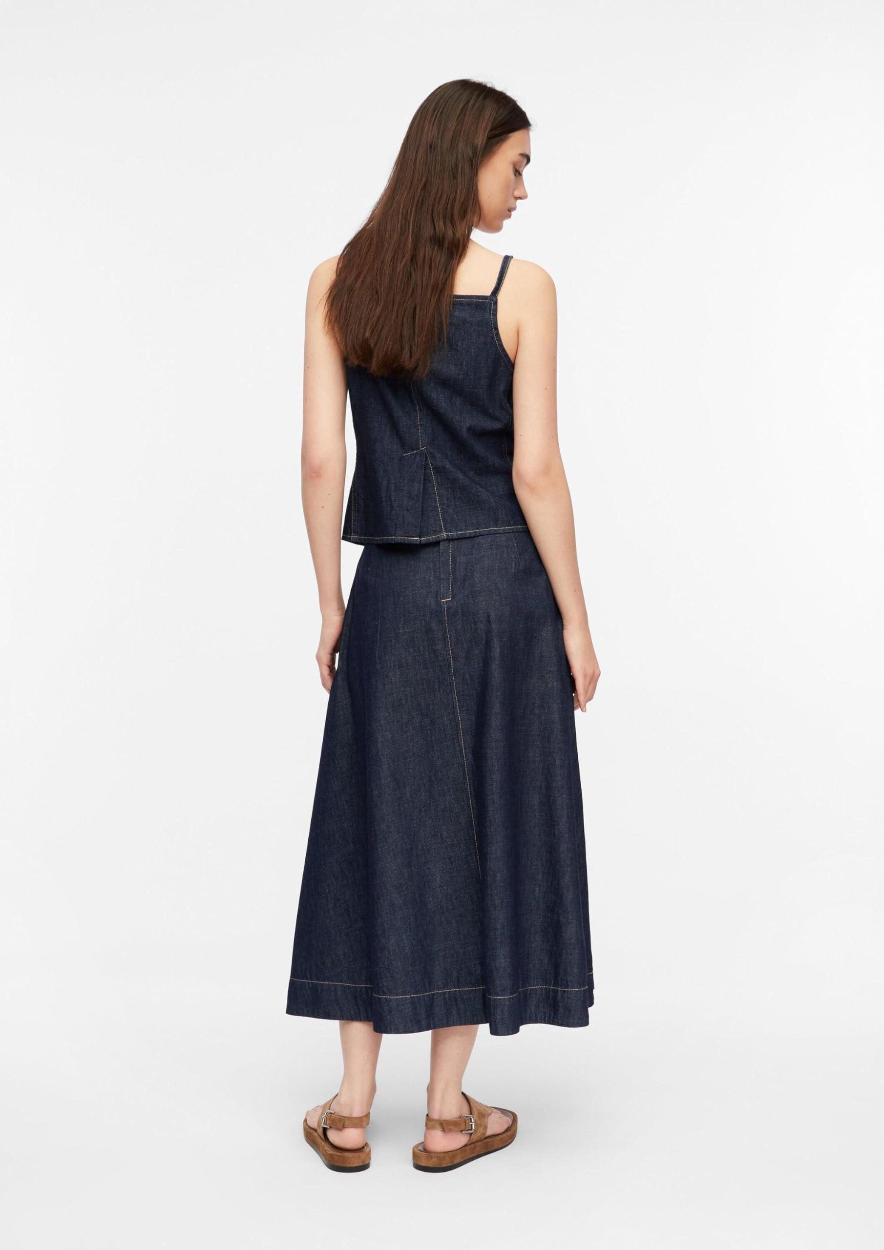 comma-skirts-jeansrock-a-linie-midi-denim-gr-34 image 7