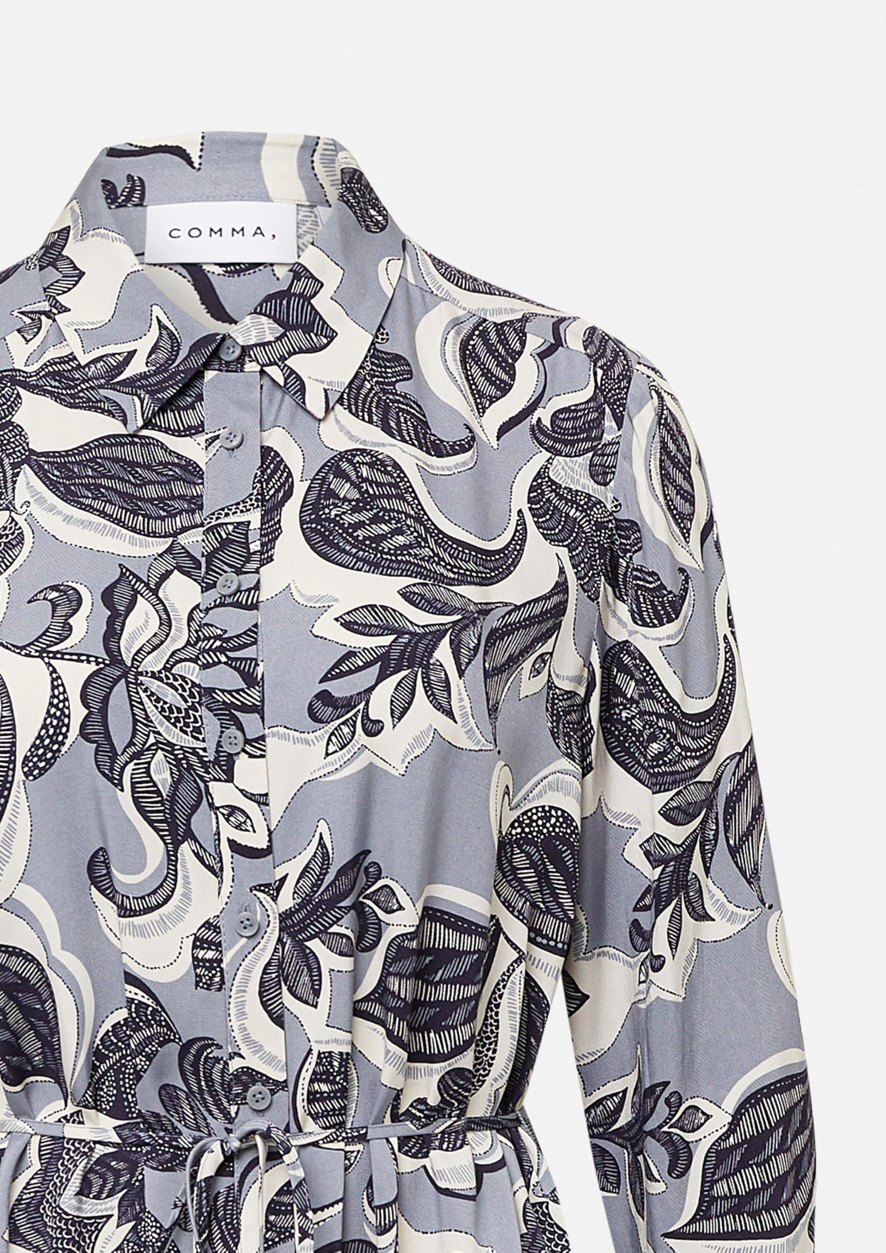 comma-bluse-all-over-print-twill-gr-e-38 image 7