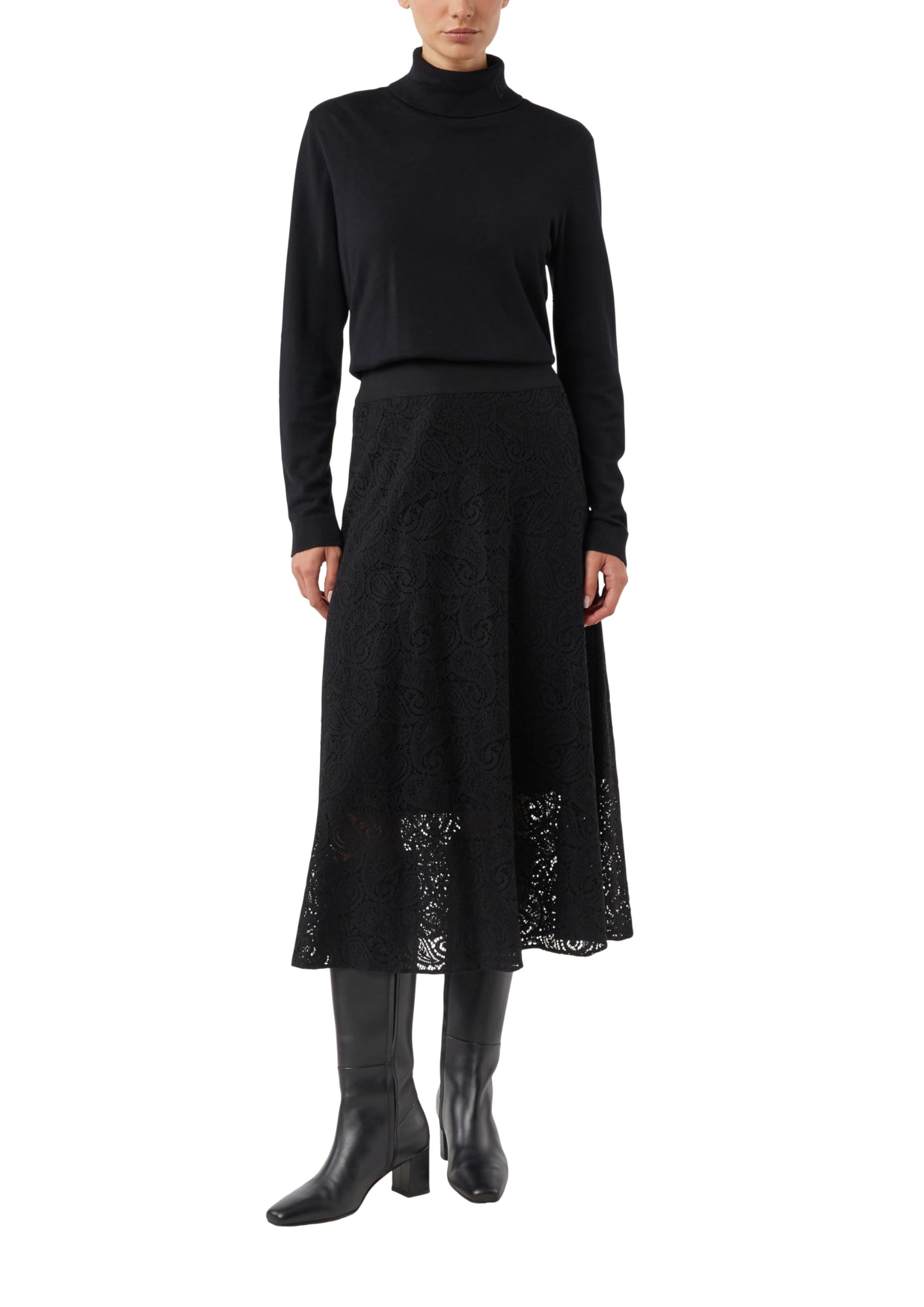 comma-spitzenrock-lang-gr-32-midirock-f-r-damen image 1