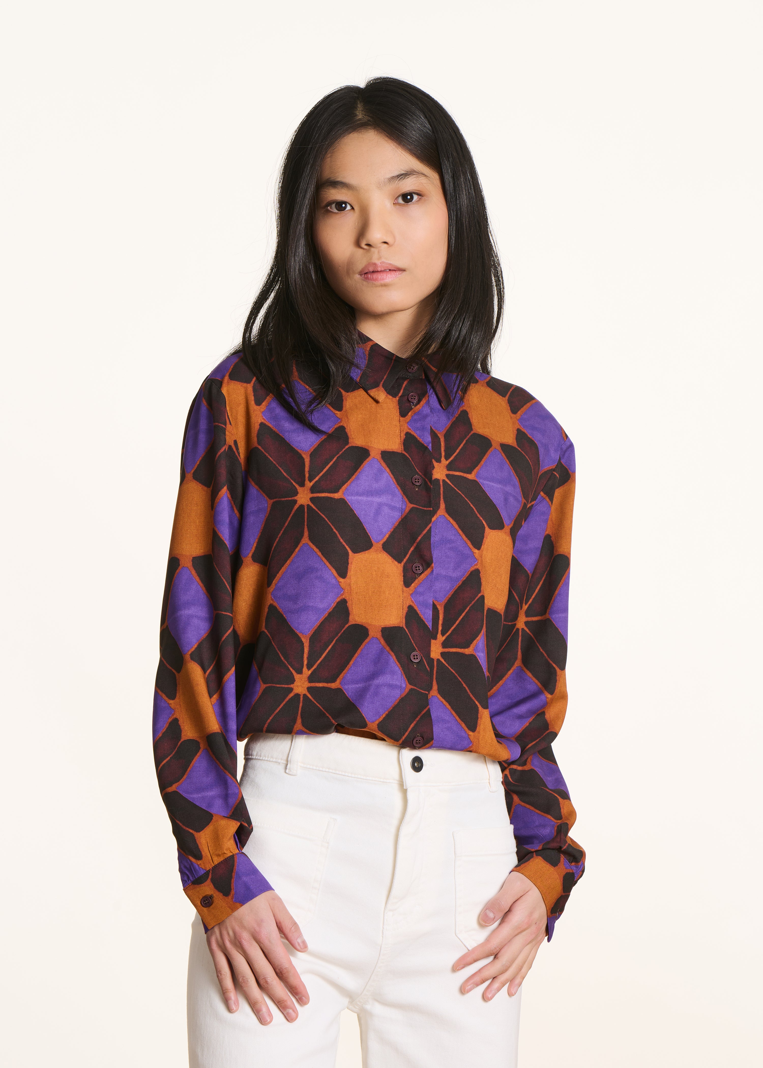 la-f-e-marabout-e-pepa-bluse-orange-violett-print image 1