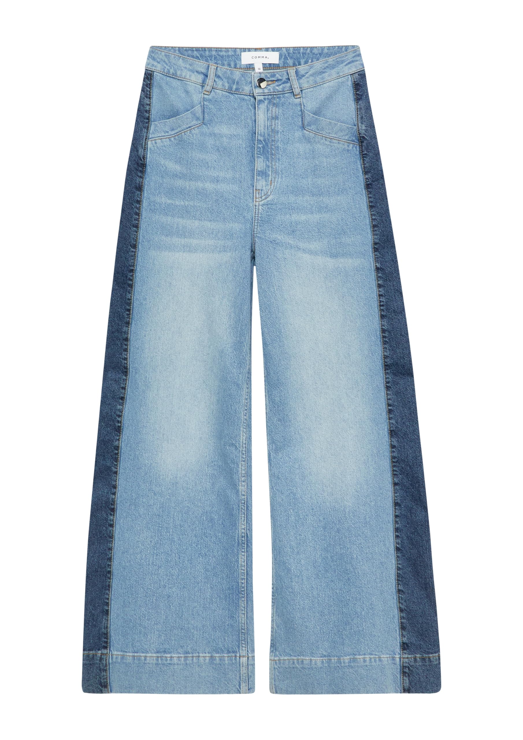 comma-anna-wide-leg-jeans-high-rise-gr-38-mit-streifen image 4