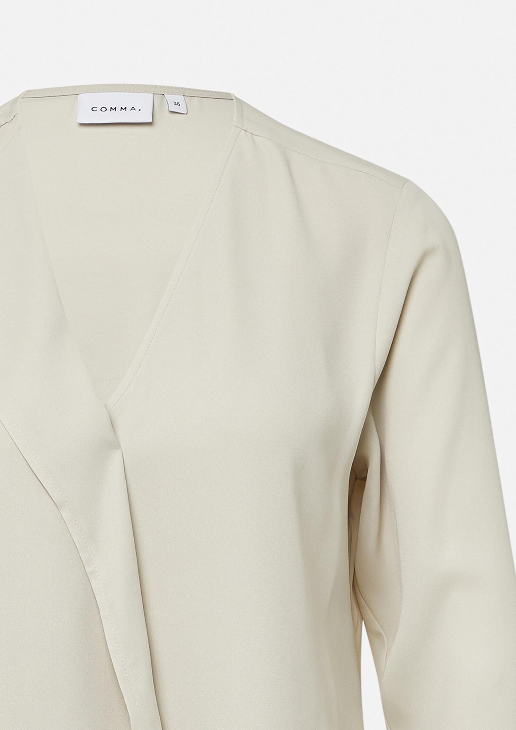 comma-blouses-feminine-bluse-langarm-beige image 5