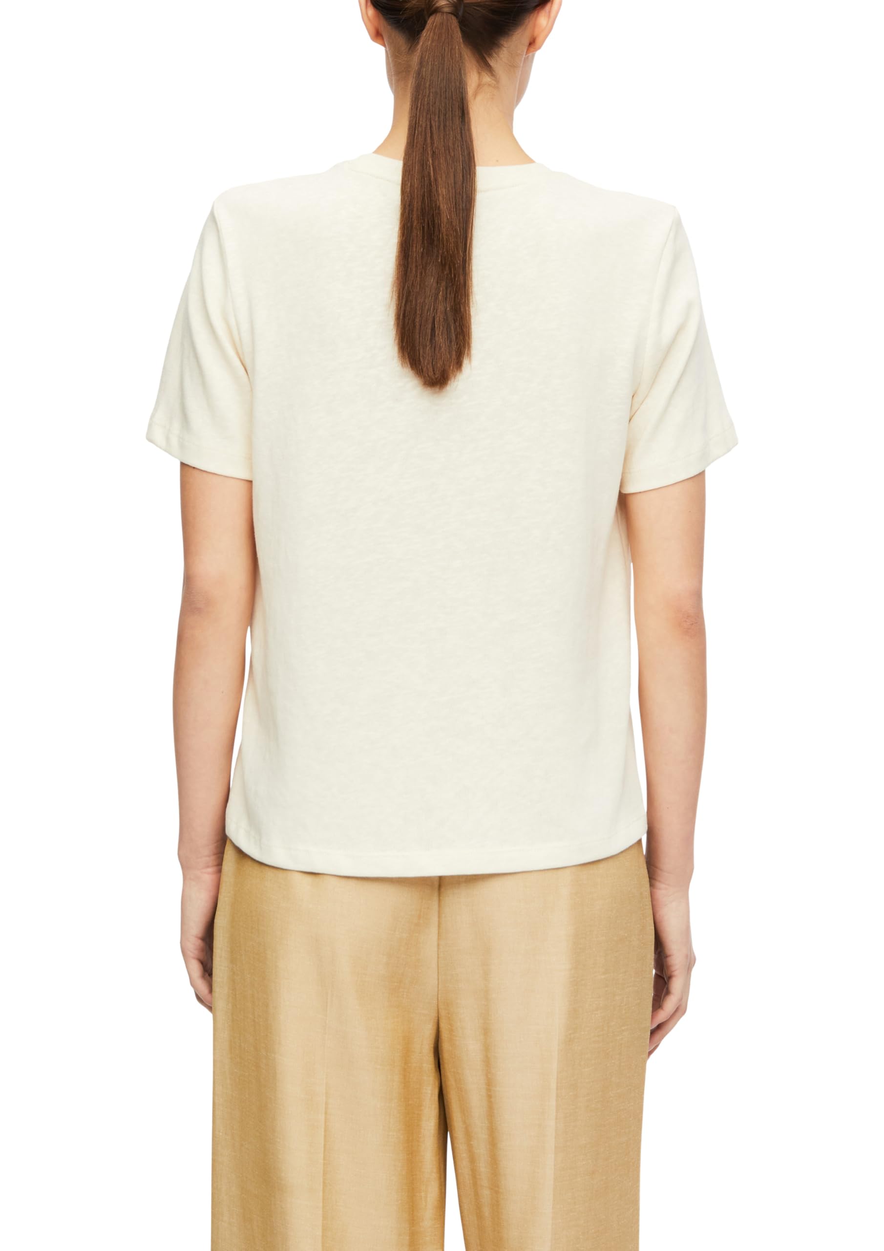 comma-t-shirt-flammgarn-rundhals-regular-fit-gr-46 image 2