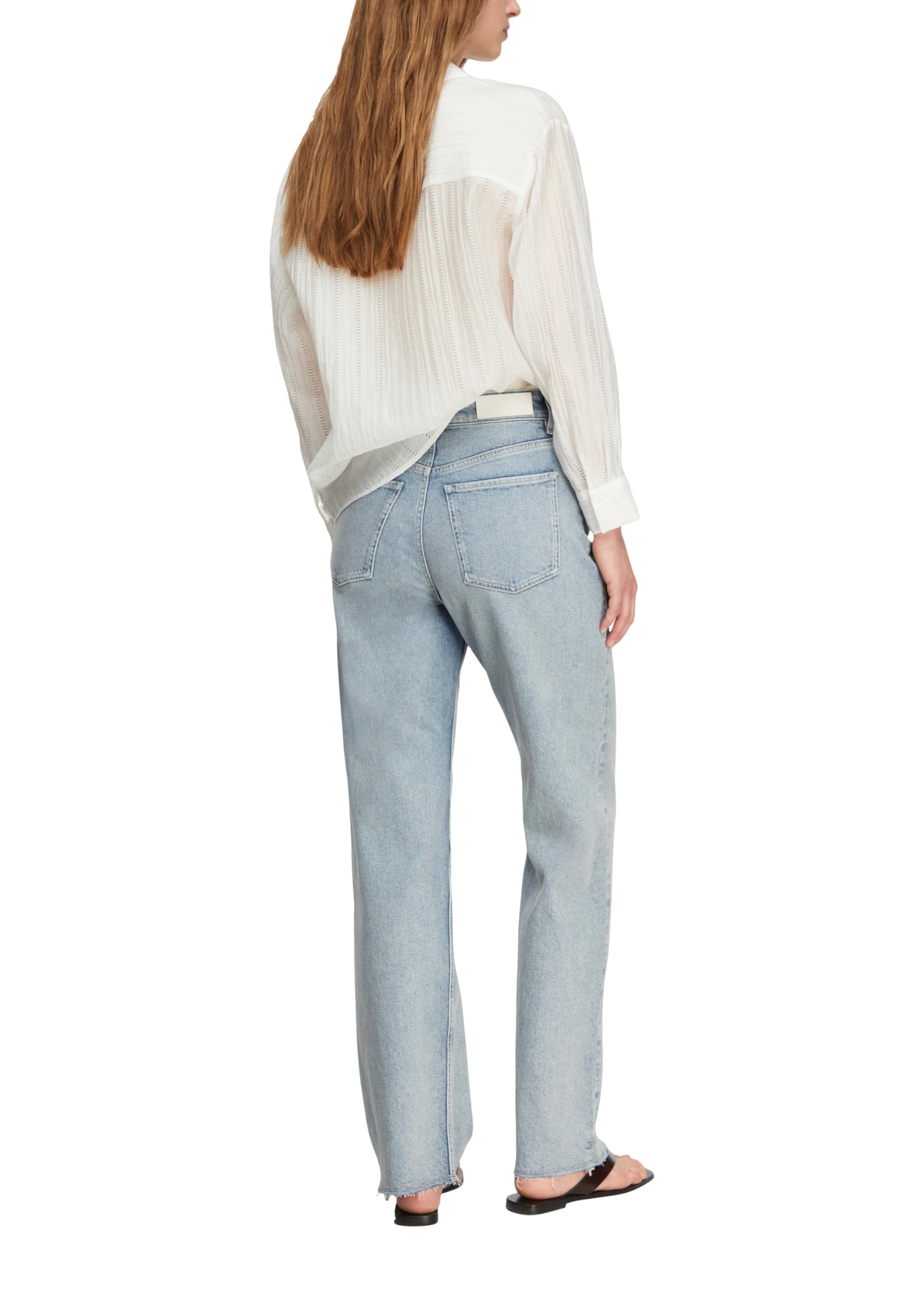 comma-jeans-high-rise-straight-gr-e-36-ausgefranst image 2