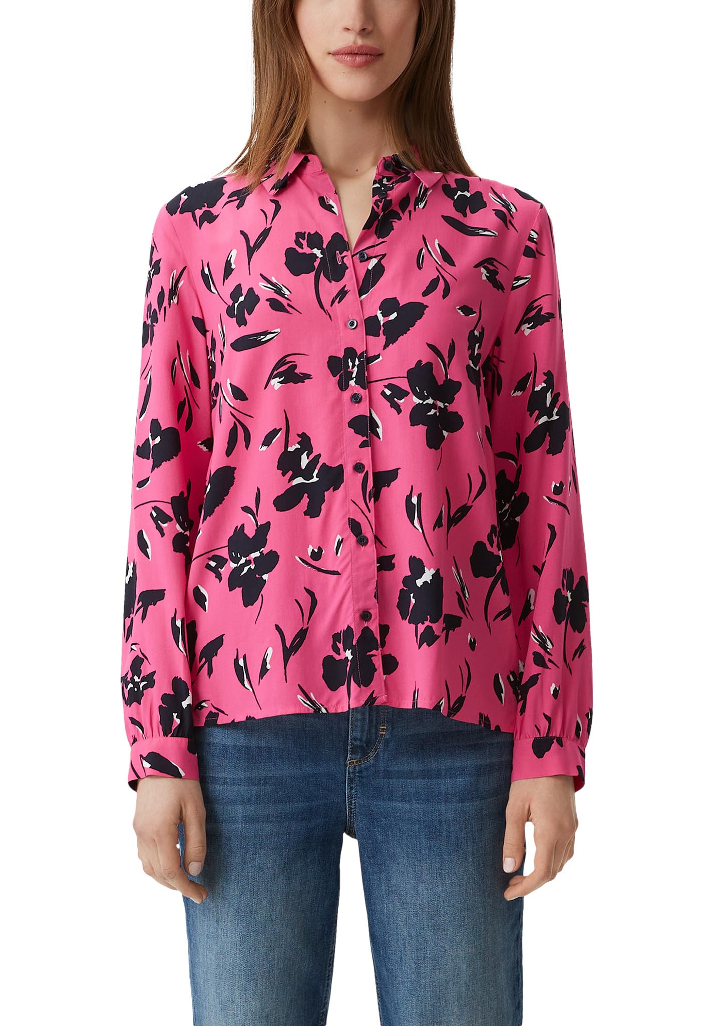 comma-blusenhemd-viskose-bluse-allover-print-44c2 image 1