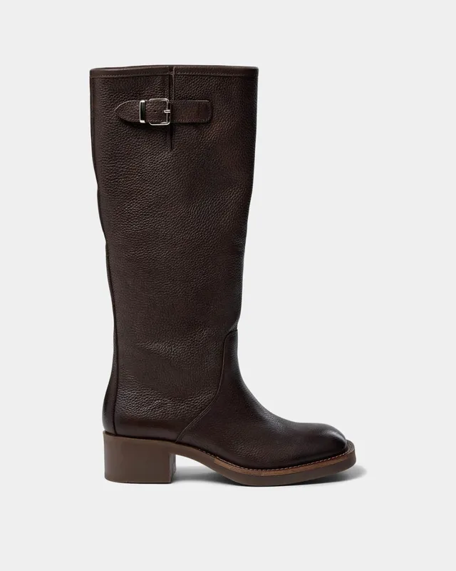 sofie-schnoor-antoniasw-tall-lederstiefel-dunkelbraun image 1