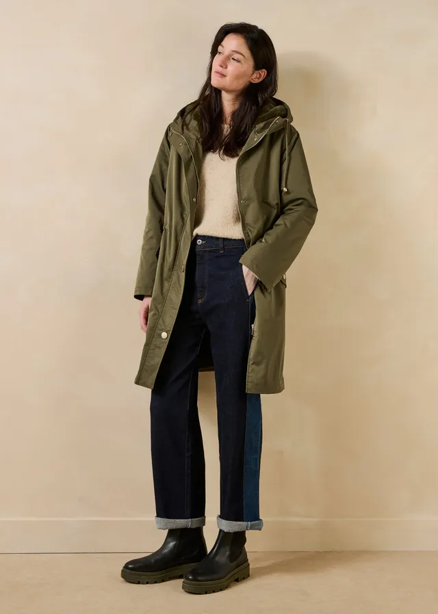 la-f-e-marabout-e-granix-parka-kaki-kunstfell image 1
