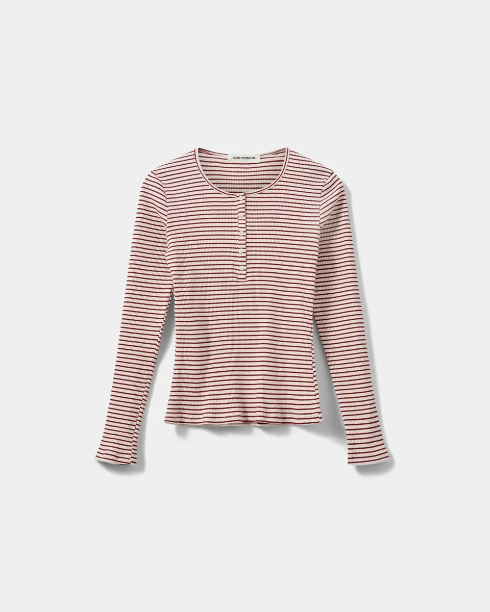 sofie-schnoor-women-paxsw-langarmshirt-rot-gestreift-bio image 1