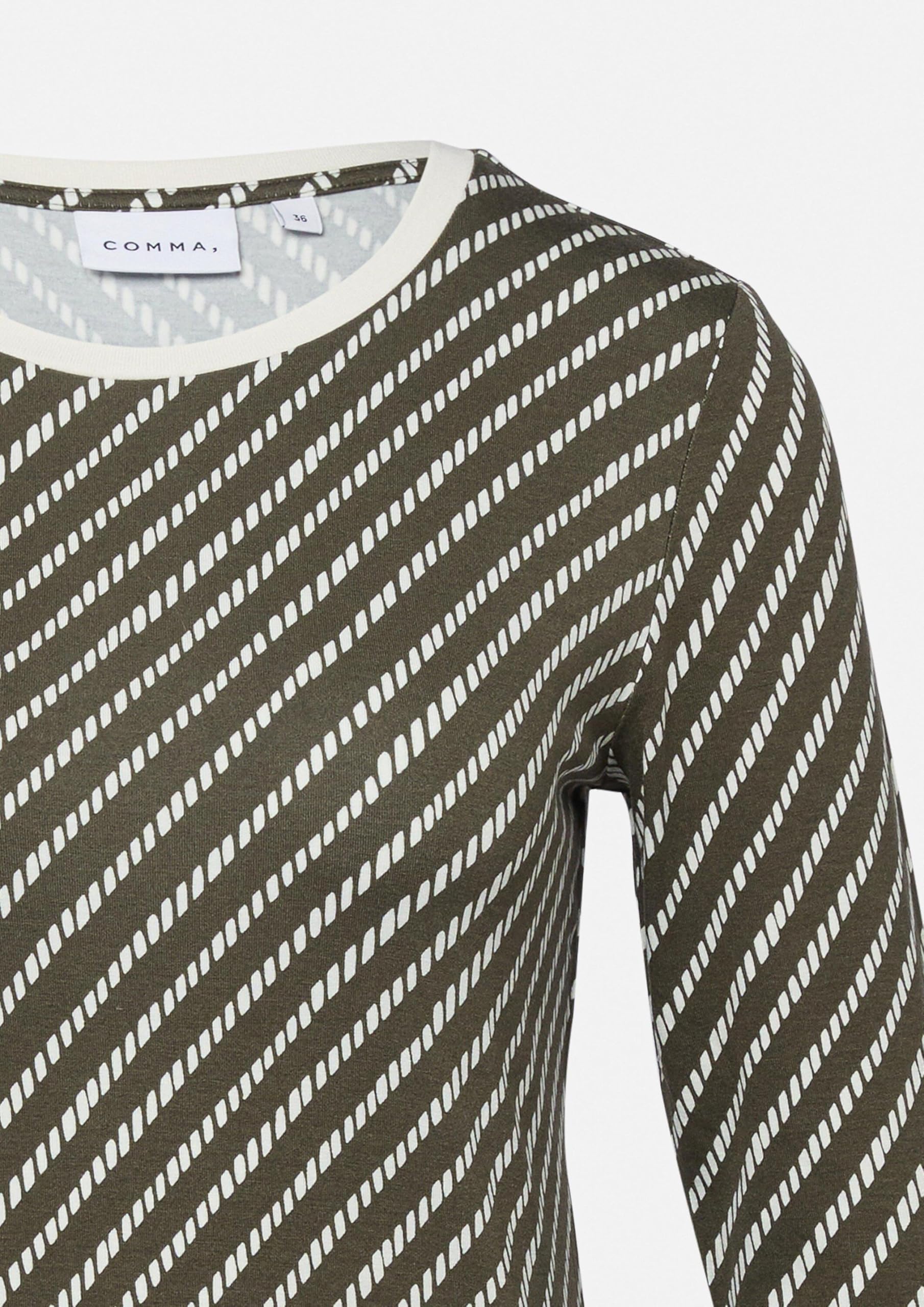 comma-langarmshirt-slim-fit-allover-muster-gr-e-34 image 5