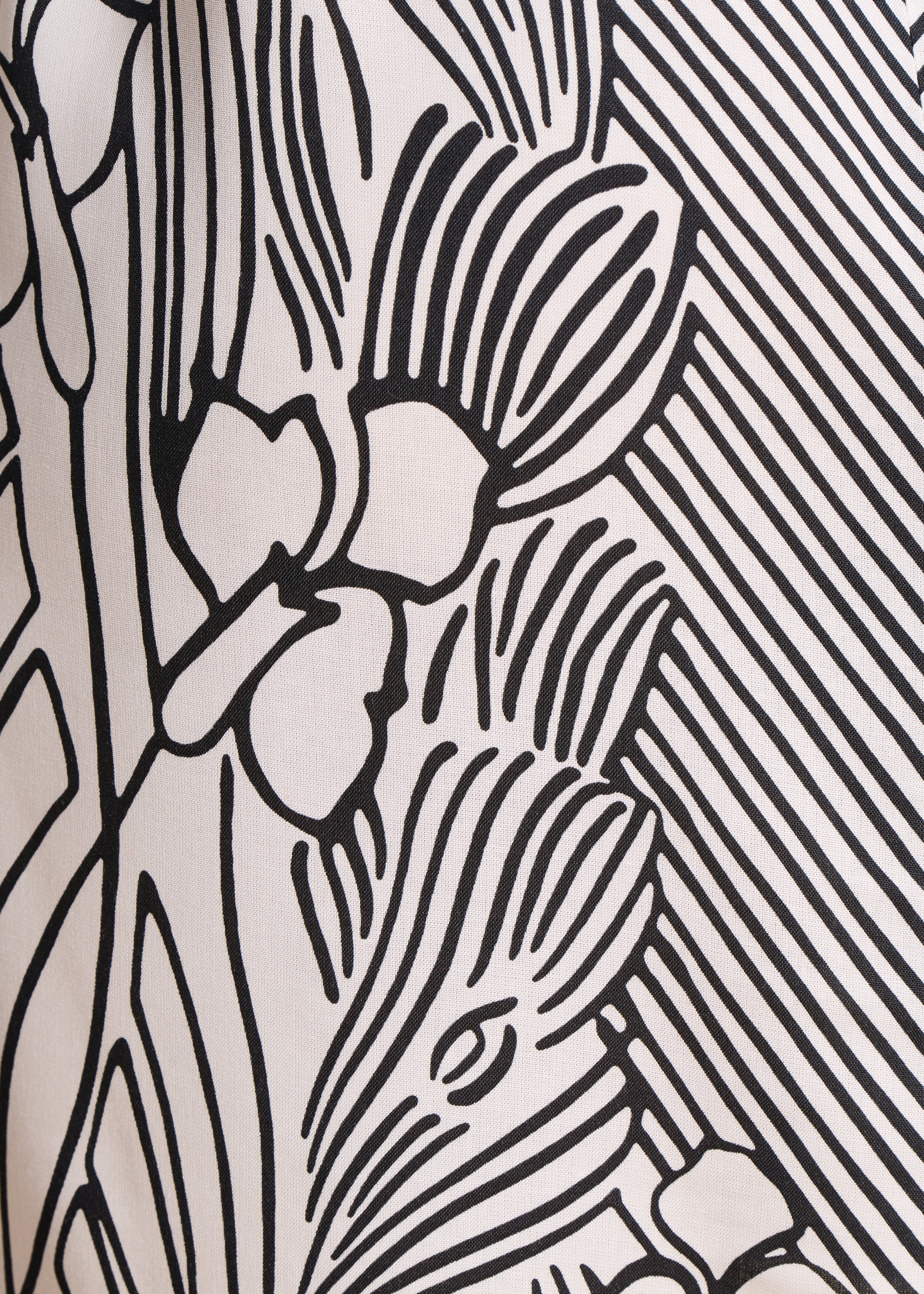 la-f-e-marabout-e-felia-kurzkleid-ecru-schwarz-viskose image 3